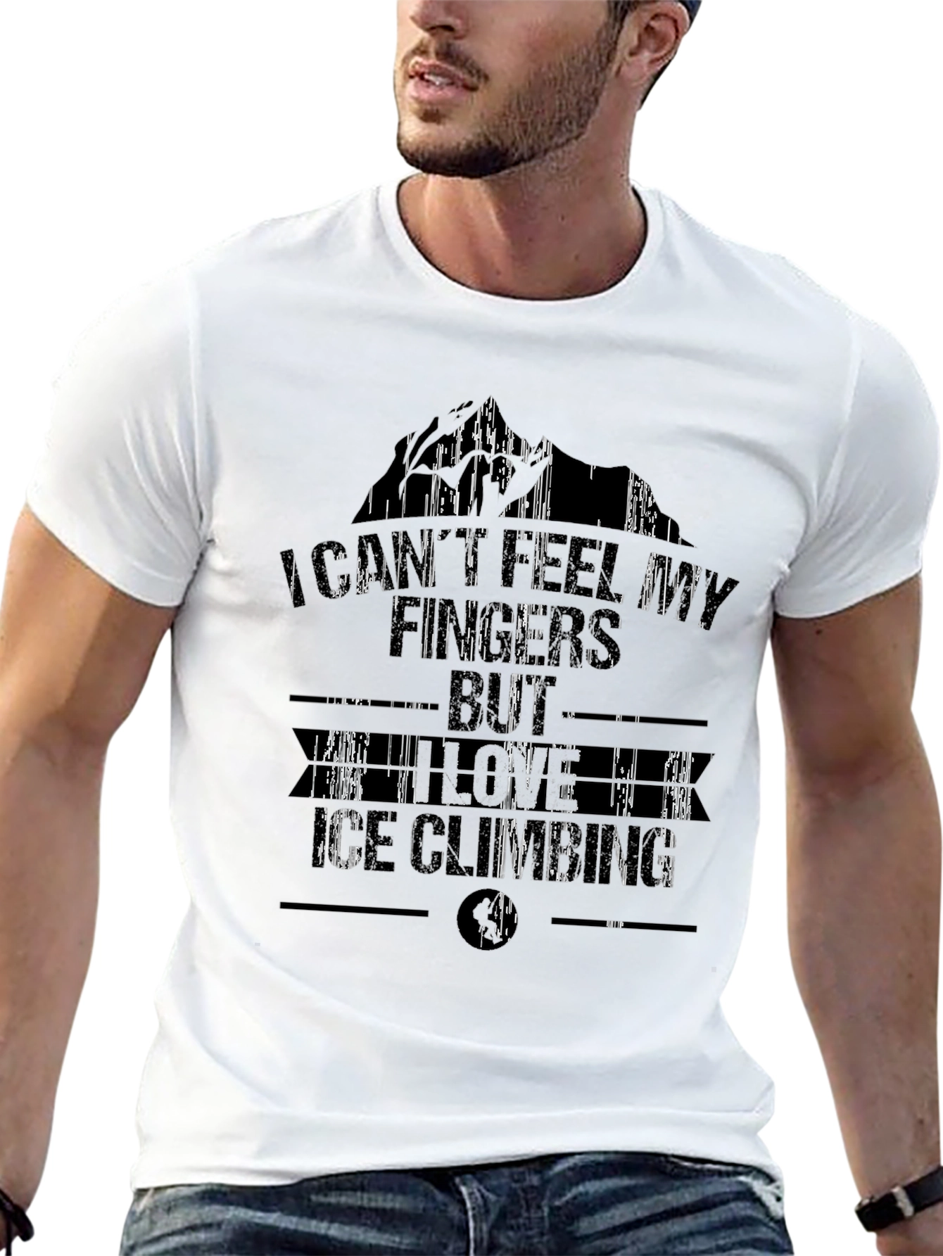 I Cant Feel My Fingers Ice Climbing T-Shirt