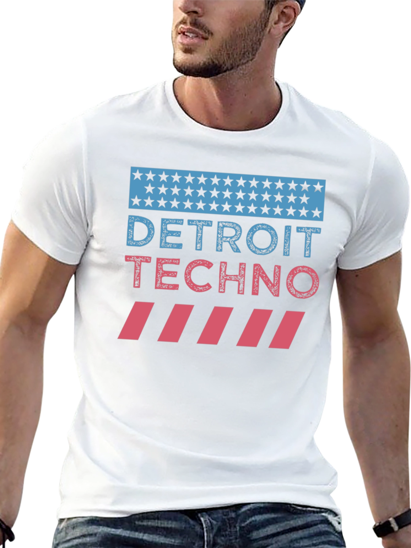 Detroit Techno Graphic T-Shirt - Music Lover Tee