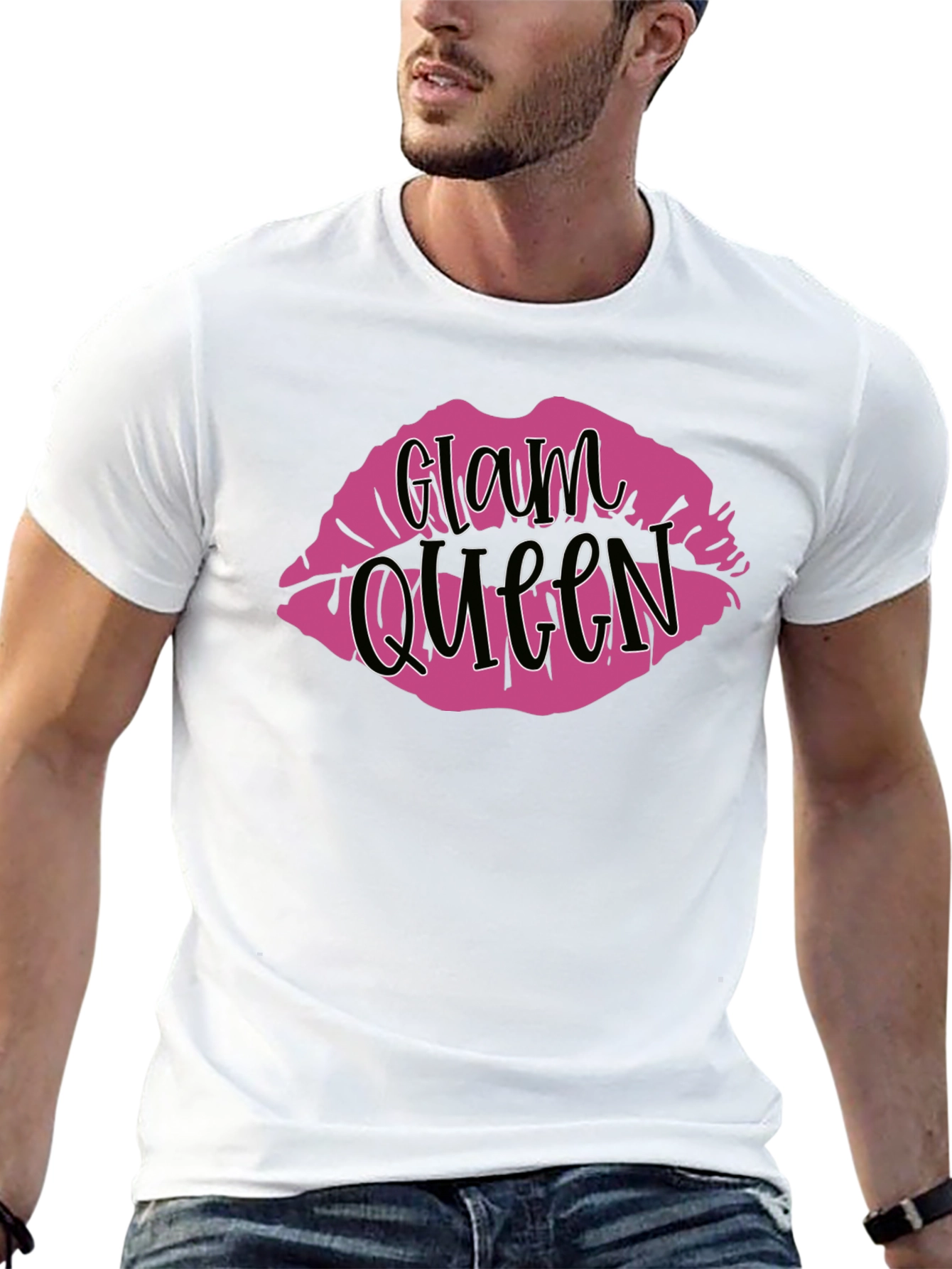 Glam Queen Lips Graphic T-Shirt