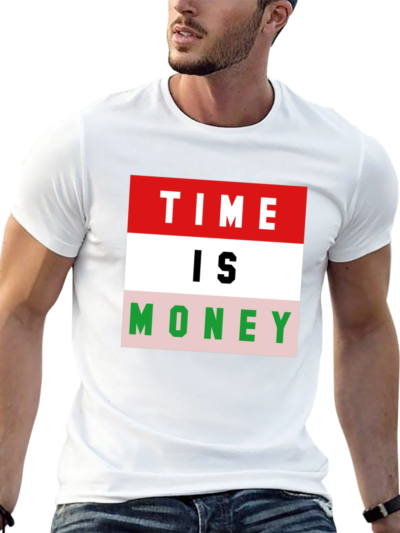 Time is Money Graphic Tee - Bold Statement T-Shirt