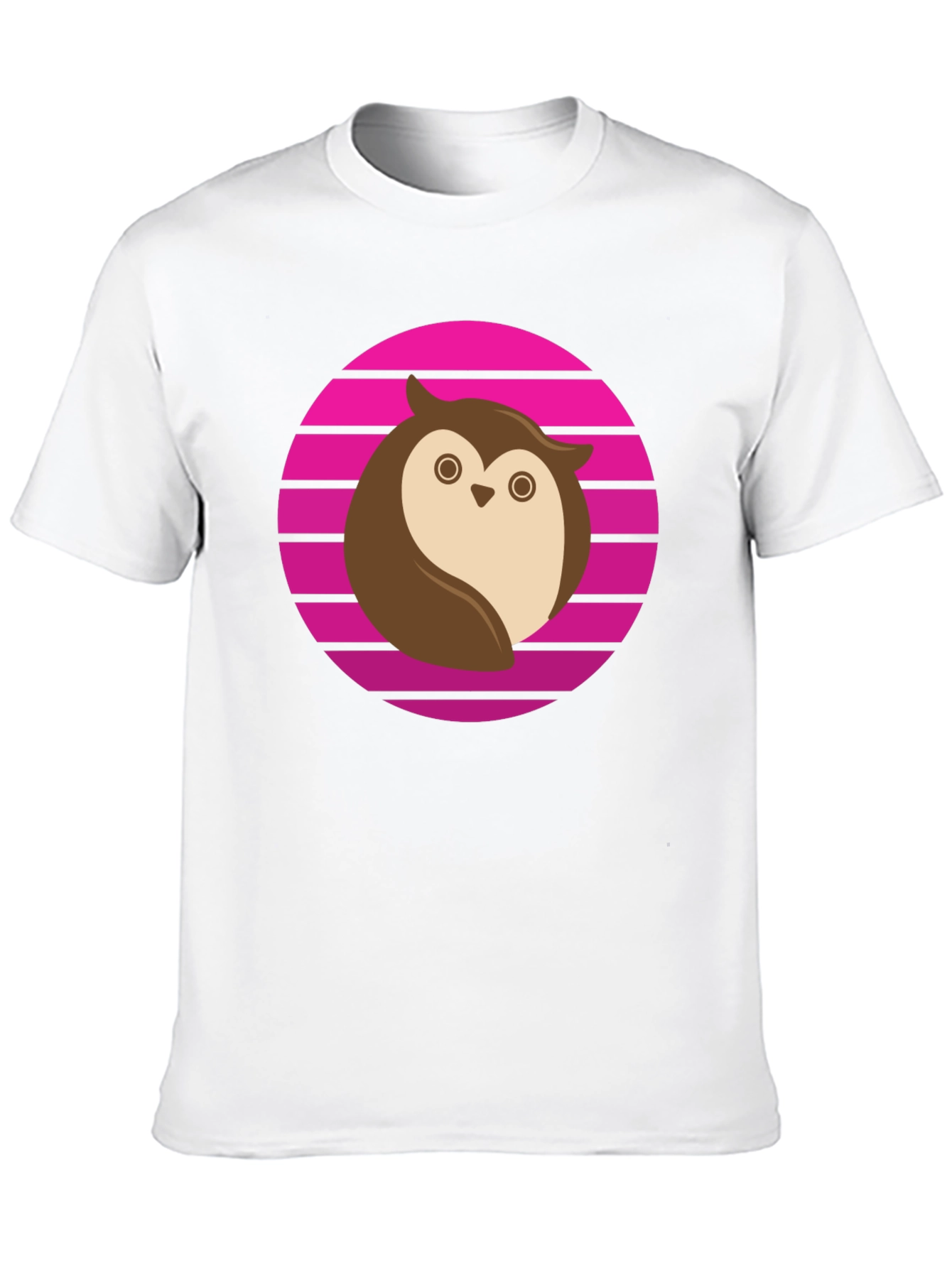 Owl Retro T-Shirt - Cool Graphic Tee