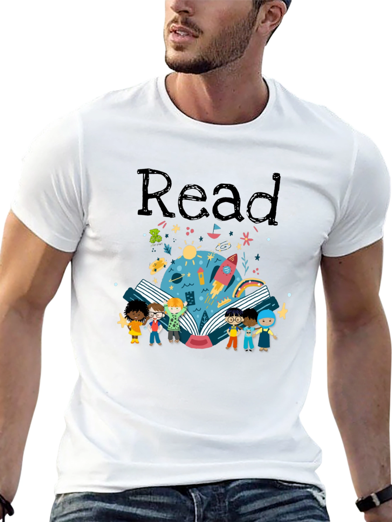 Read Graphic T-Shirt - Black