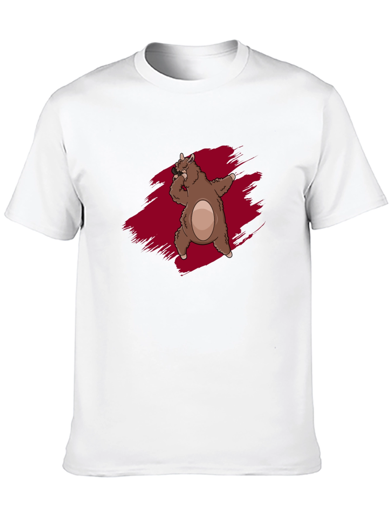 Funky Llama Dab Black T-Shirt