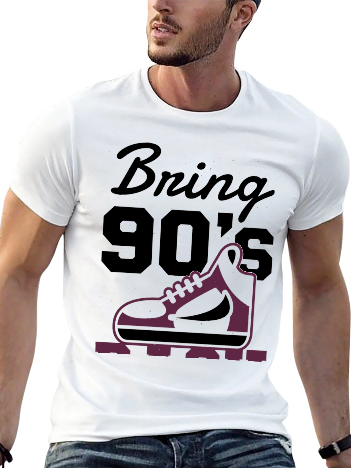 Bring 90s T-Shirt Sneaker Design Tee