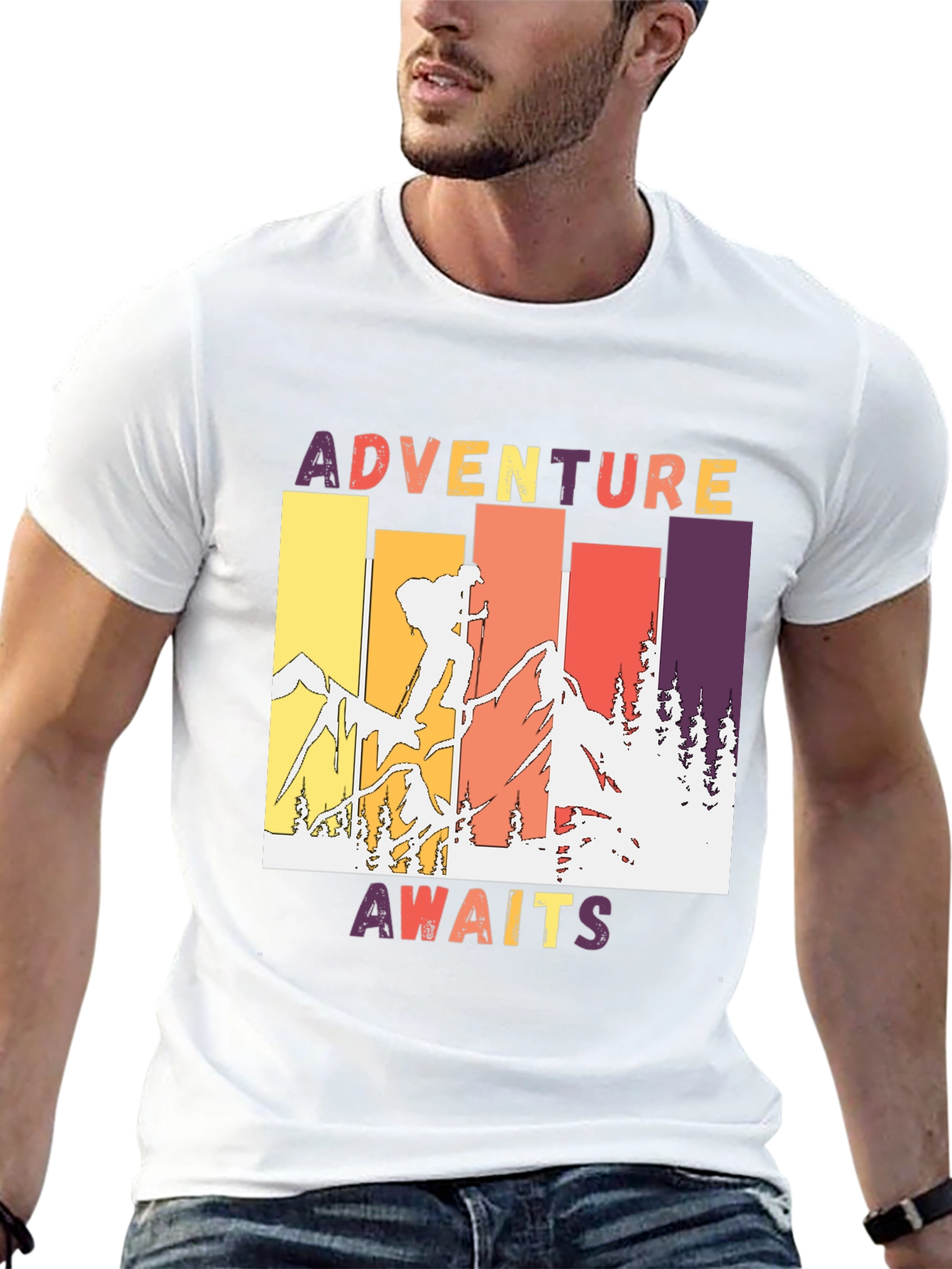 Adventure Awaits Graphic Tee - Outdoor Theme