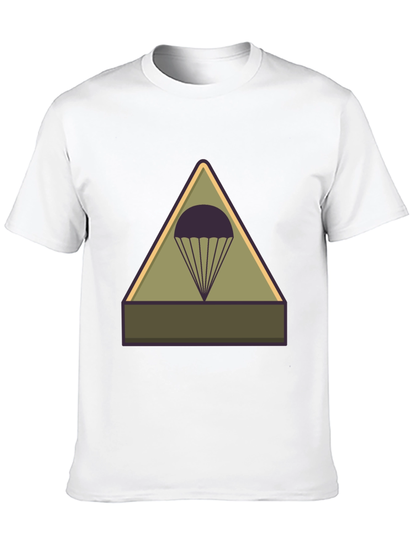 Parachute Badge Graphic Tee - Military Style T-Shirt