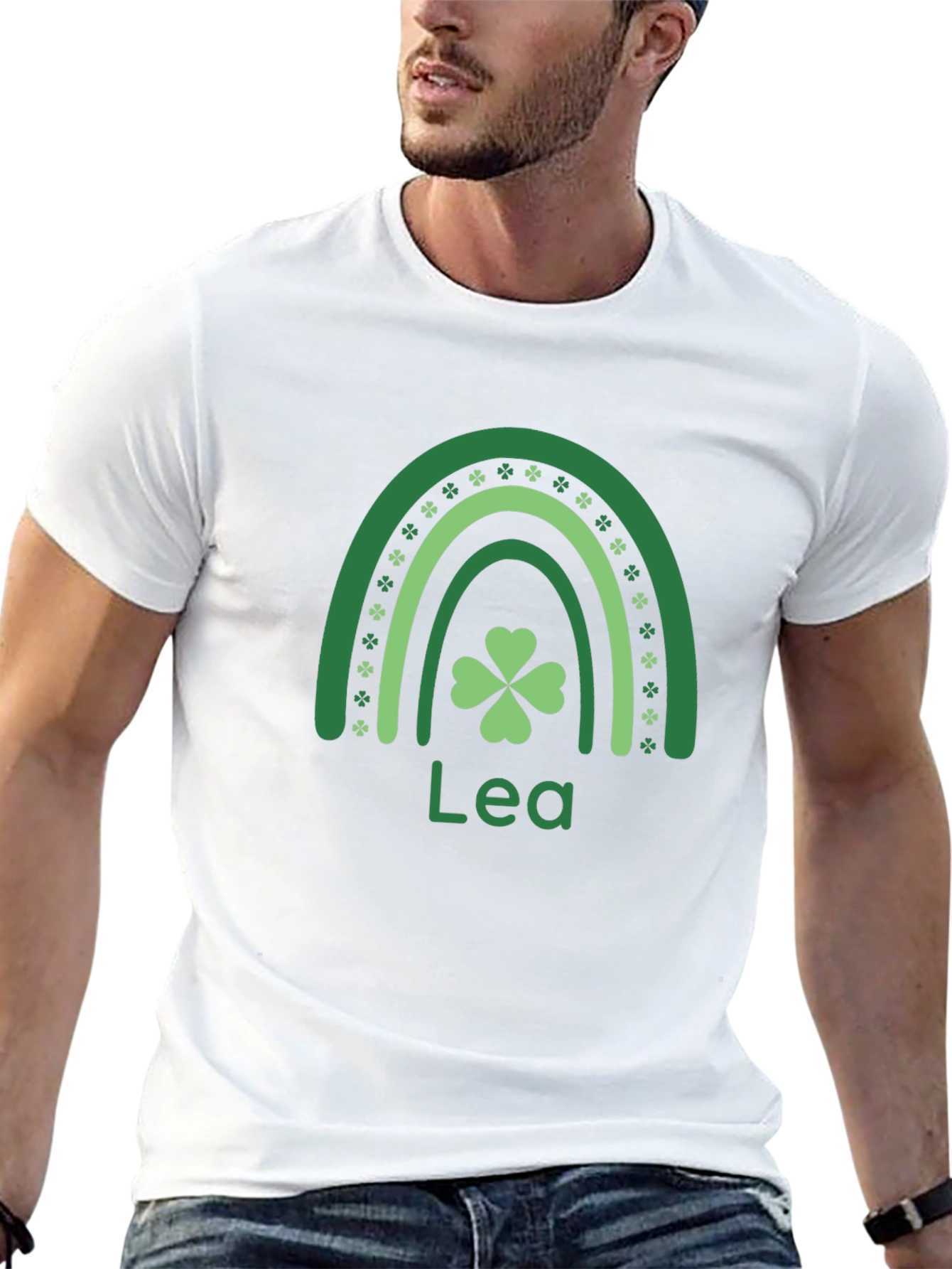 St. Patricks Day Rainbow Lea T-Shirt