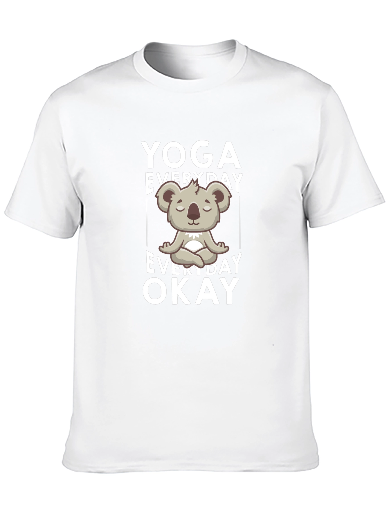 Yoga Koala Bear Graphic Tee - Everyday Okay