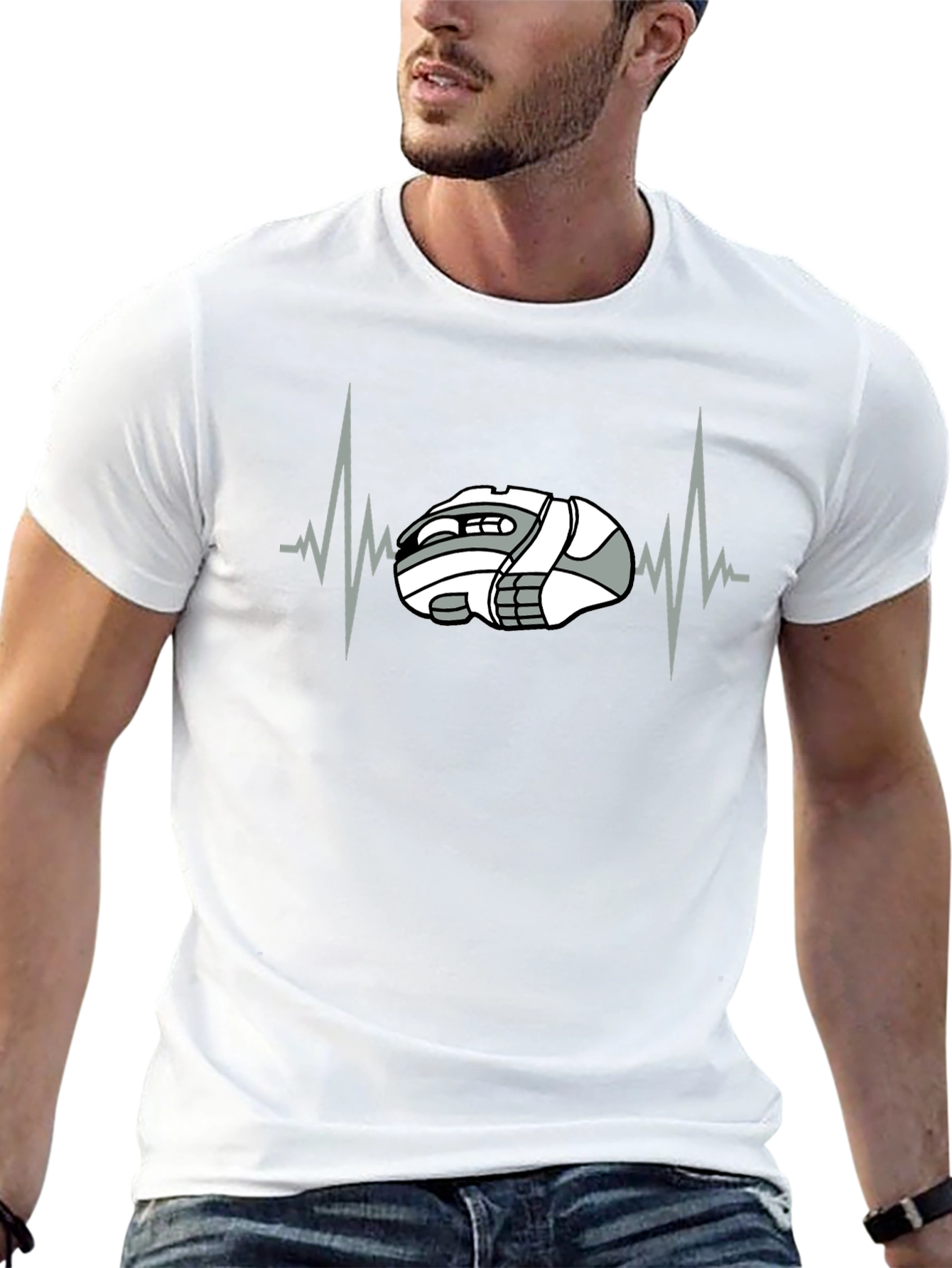 Robot Vacuum Heartbeat T-Shirt
