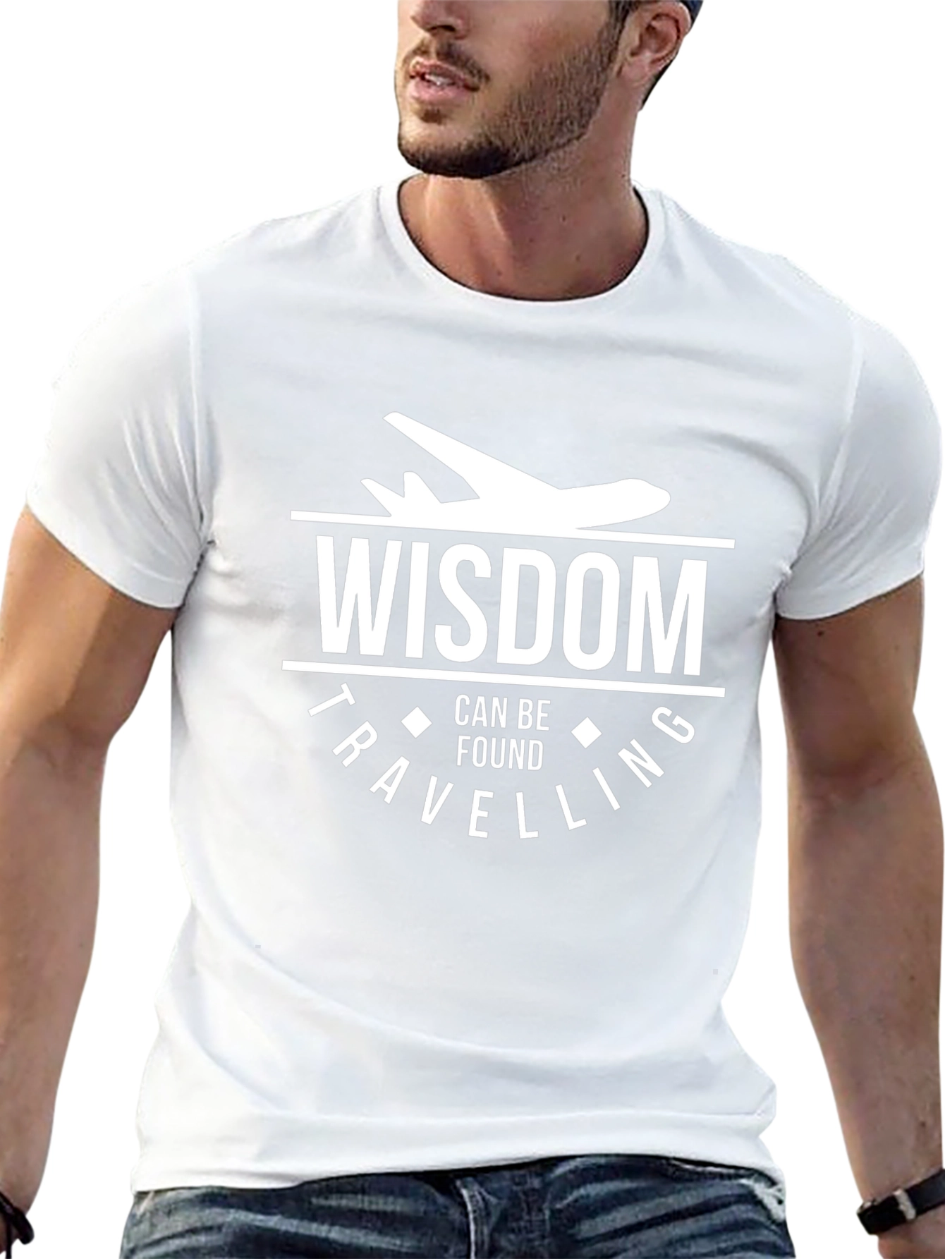 Wisdom Can Be Found Travelling Graphic T-Shirt