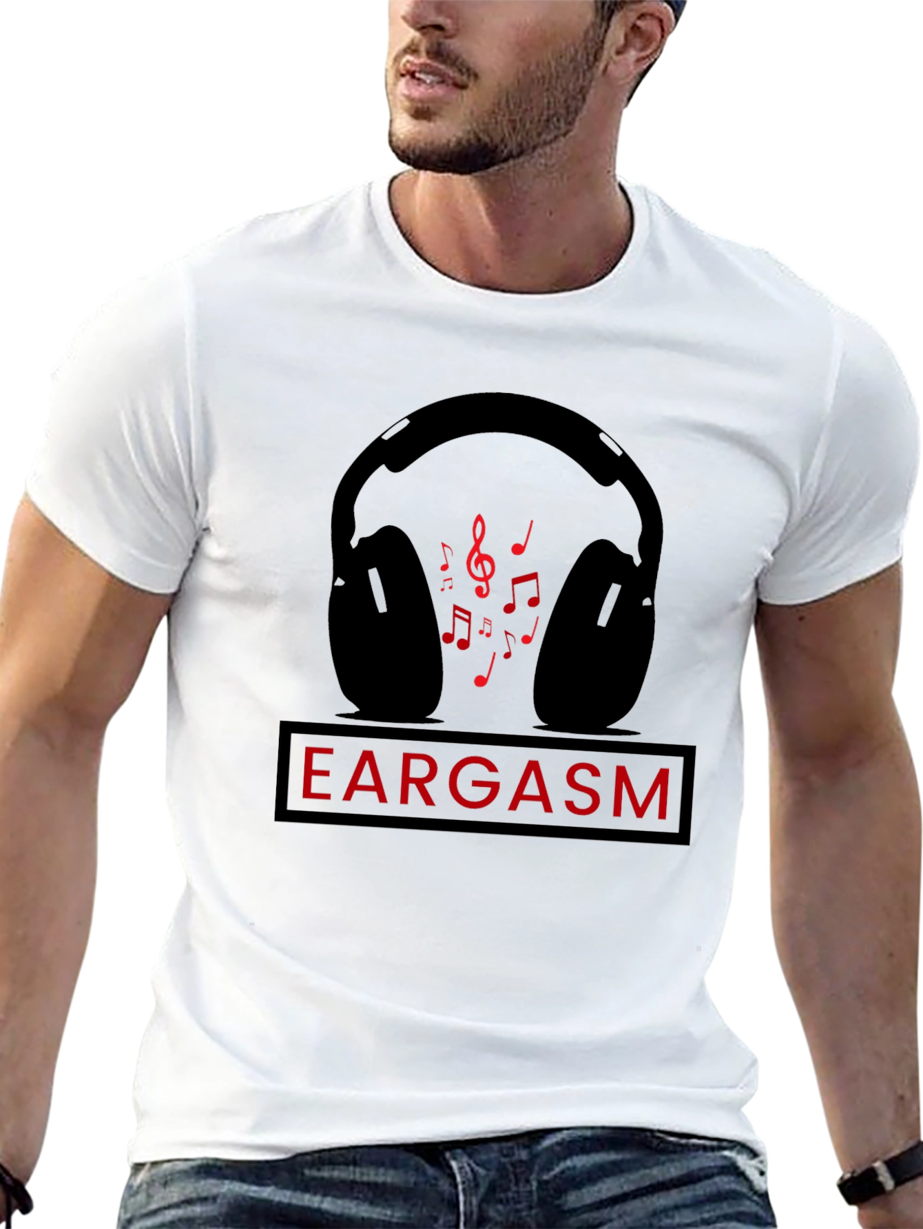 Eargasm Music T-Shirt - Headphones Graphic Tee