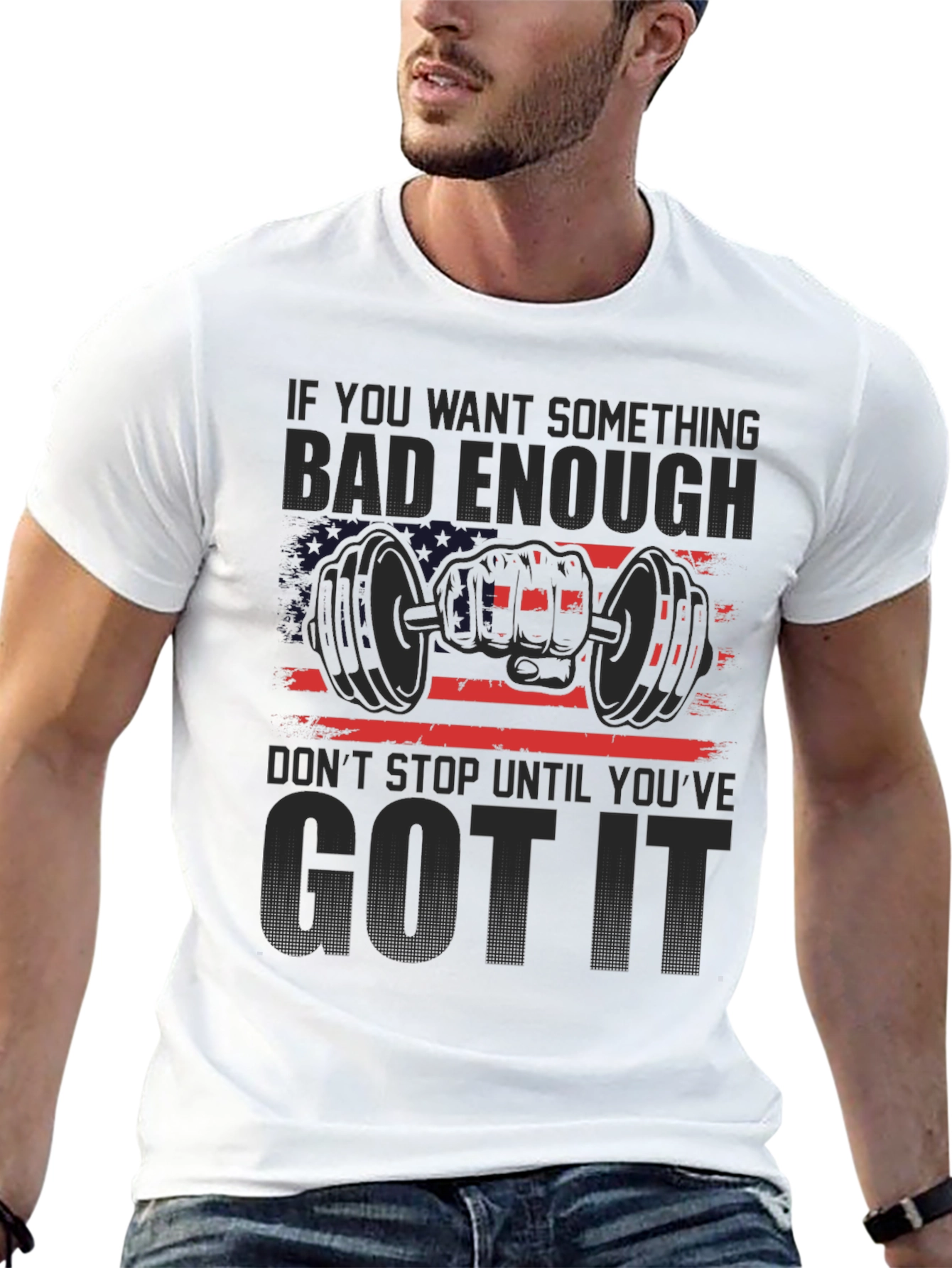 Motivational Gym Workout T-Shirt