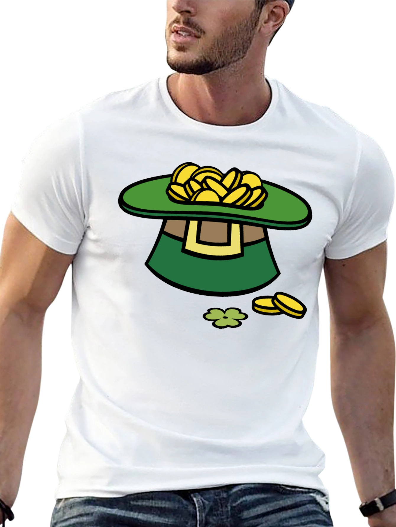 St. Patricks Day Leprechaun Hat Graphic Tee