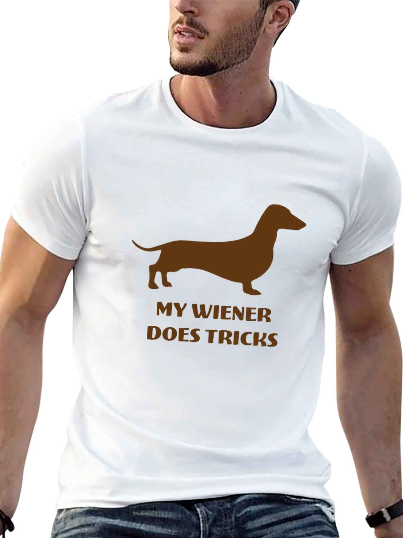 Funny Dachshund Tricks Graphic T-Shirt