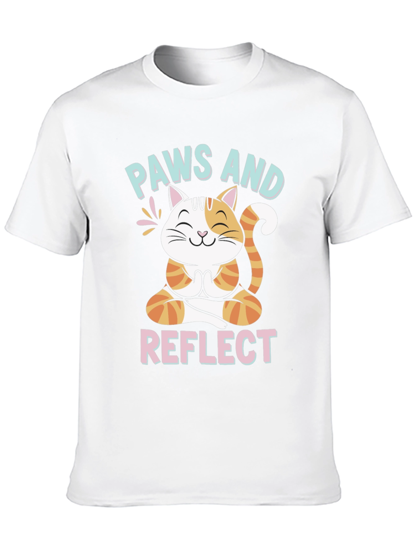 Paws and Reflect Cat T-Shirt