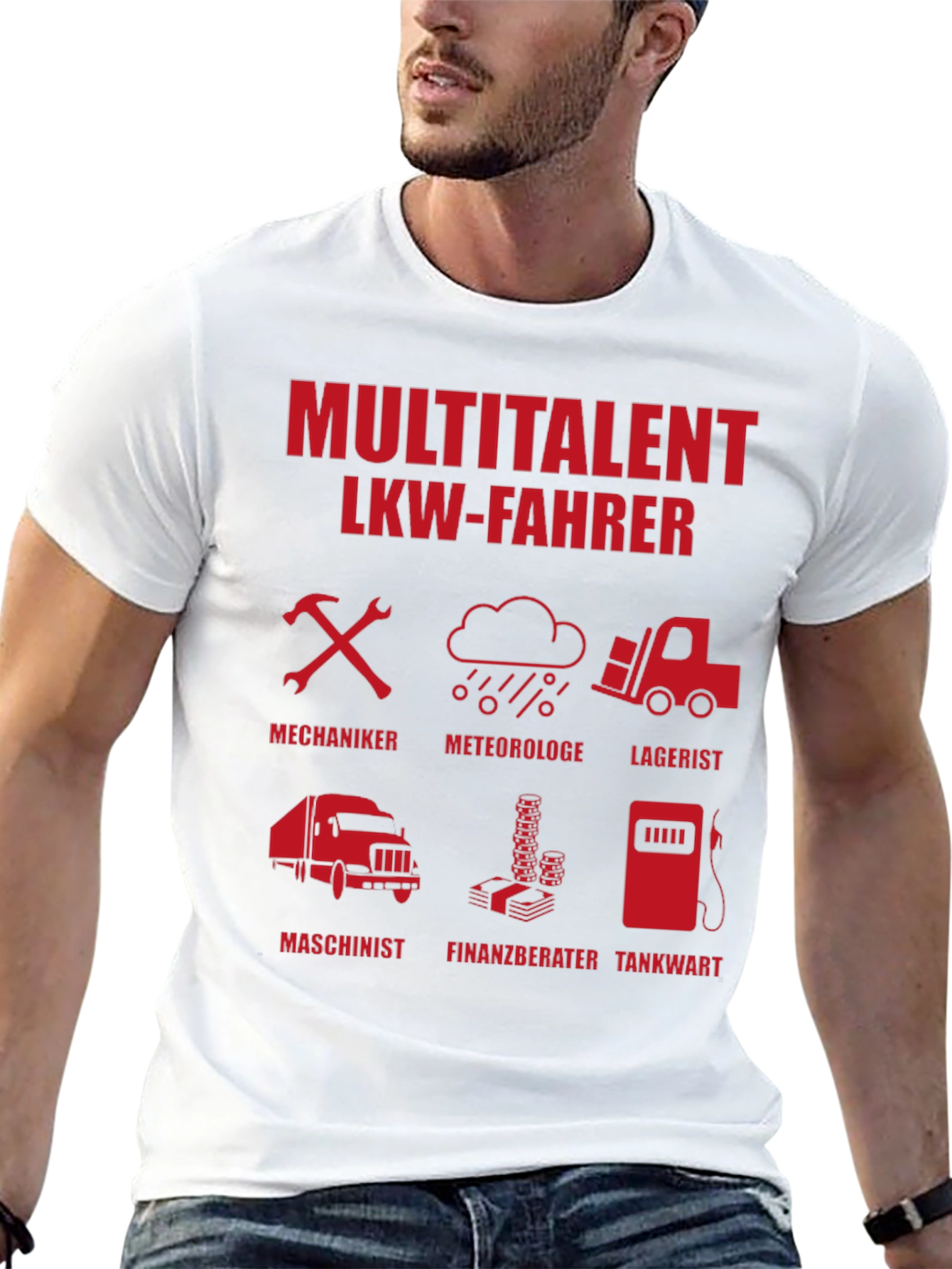 Multitalent LKW-Fahrer Graphic Tee