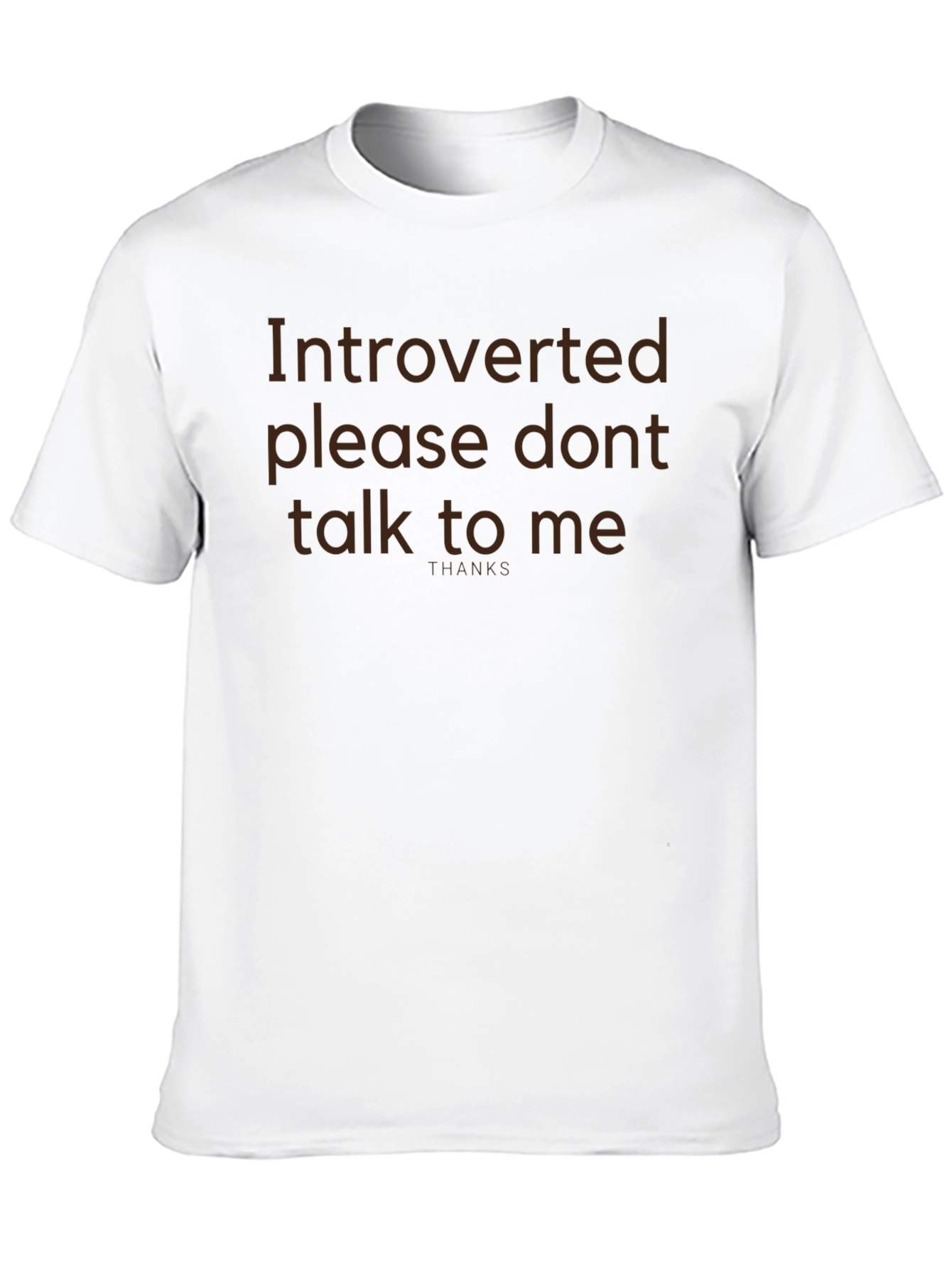 Introverted Graphic Tee - Soft Cotton Comfort Fit