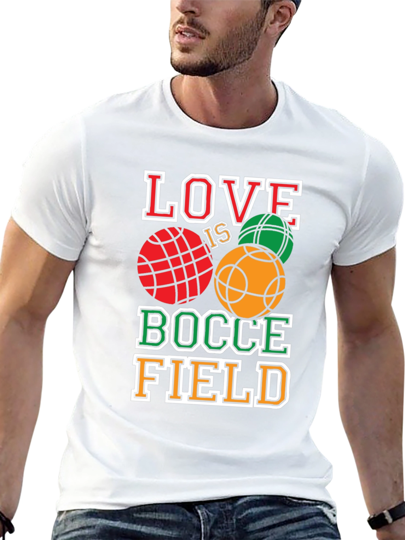 Love is Bocce Field T-Shirt