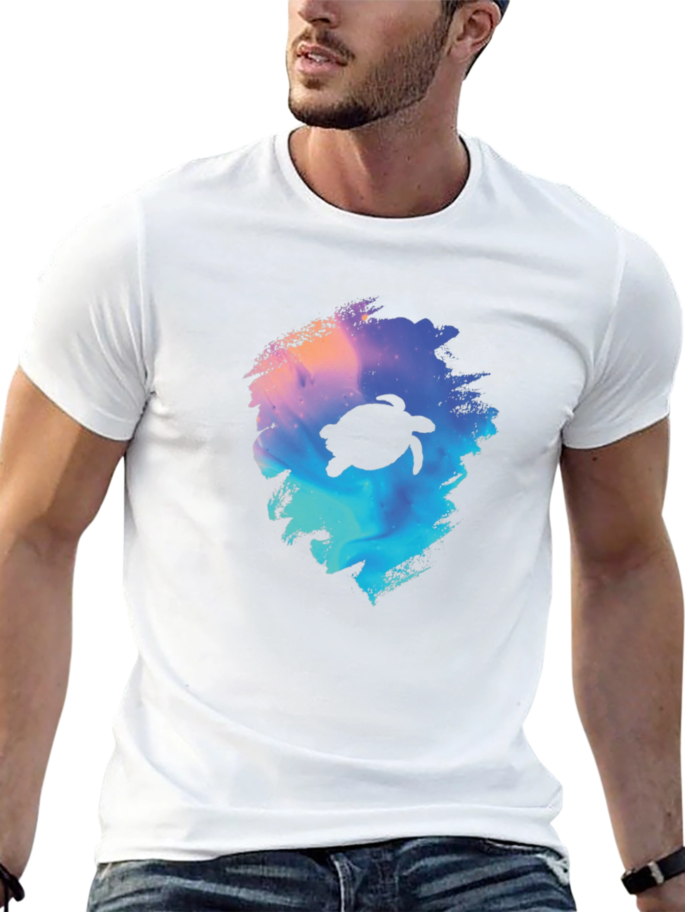 Turtle Galaxy Black T-Shirt