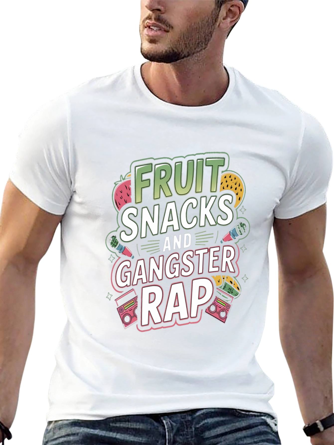Fruit Snacks and Gangster Rap T-Shirt