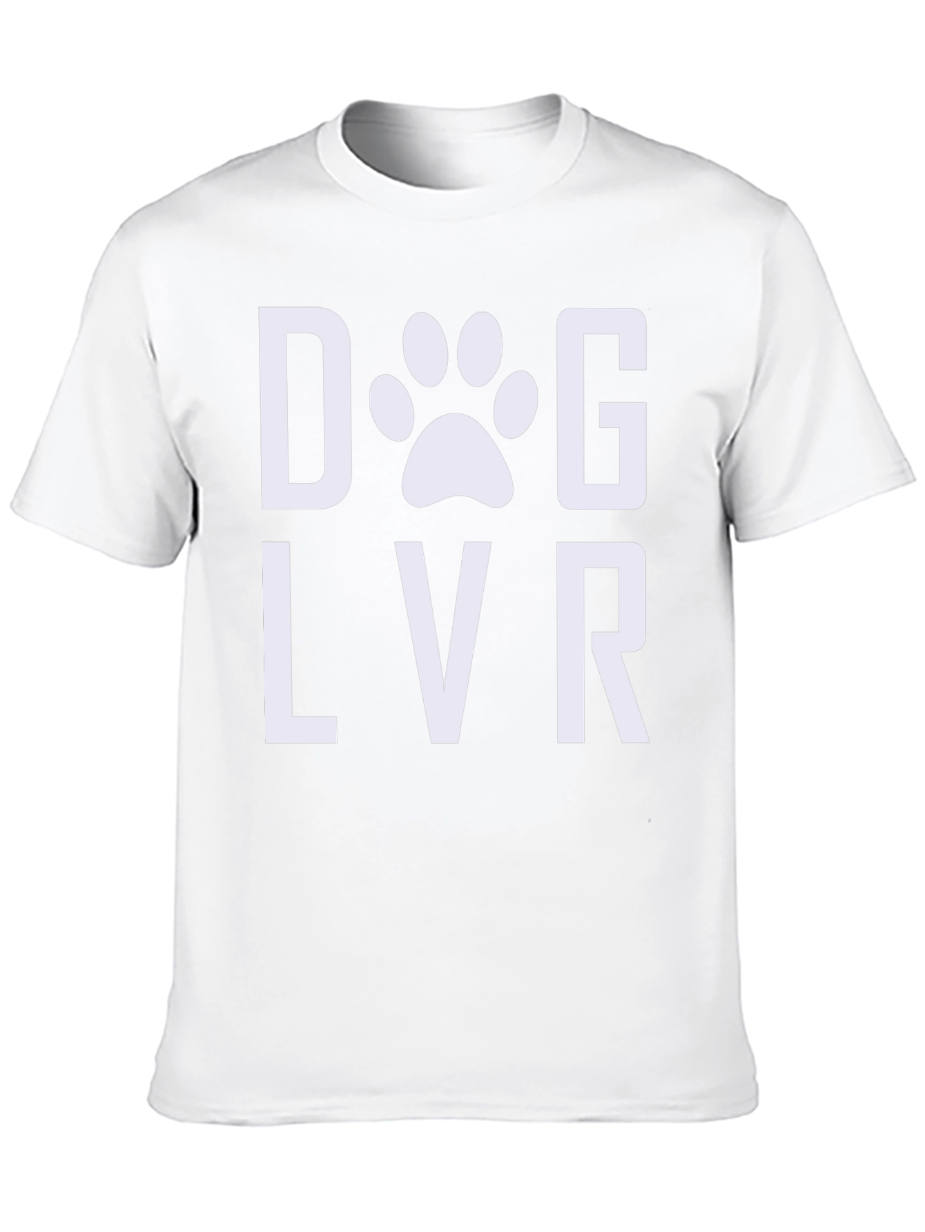 Dog Lover Tee - Paw Print Graphic T-Shirt