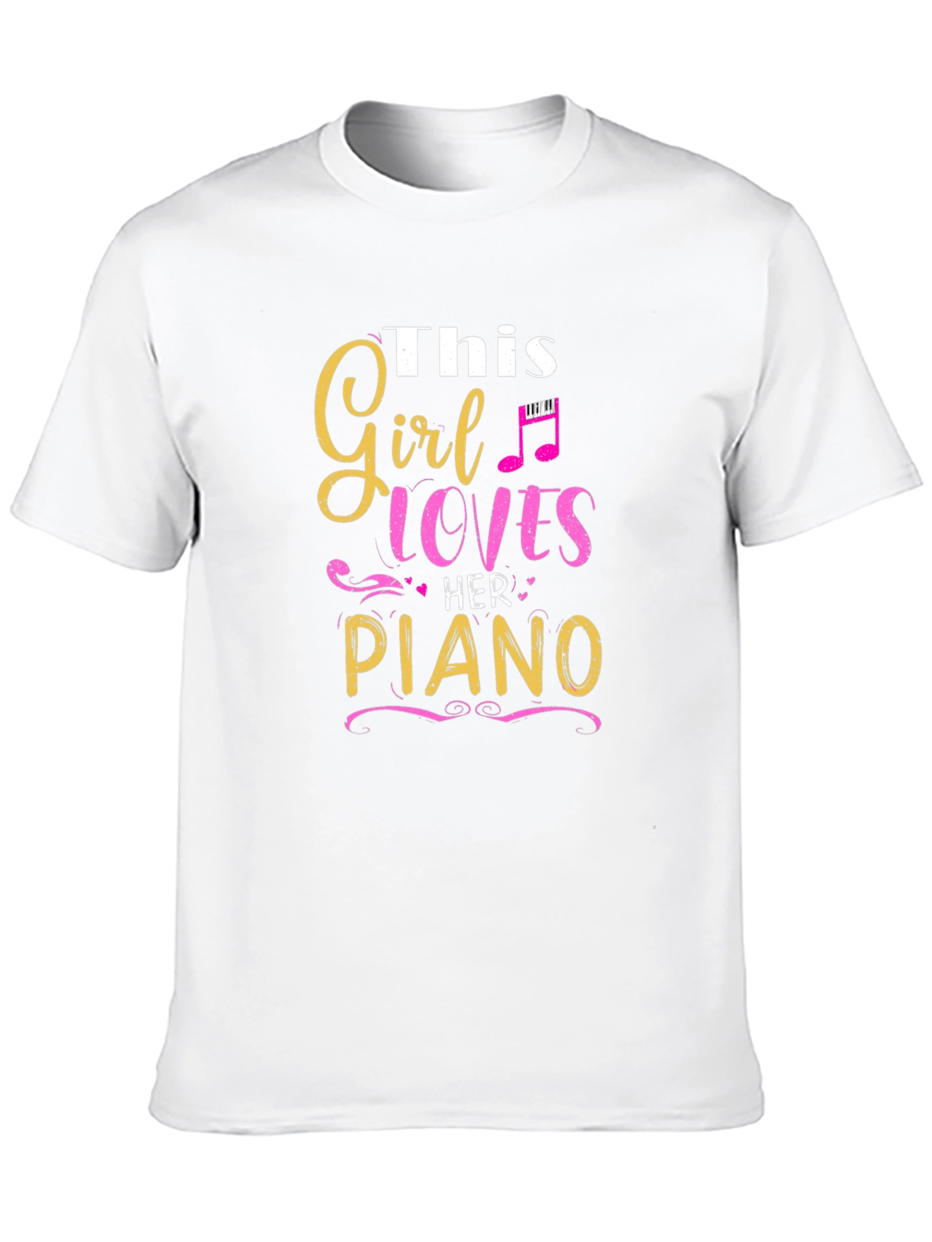 This Girl Loves Piano T-Shirt