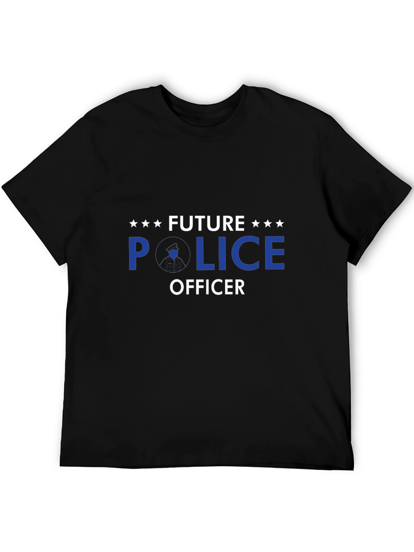 Future Police Officer T-Shirt - Black