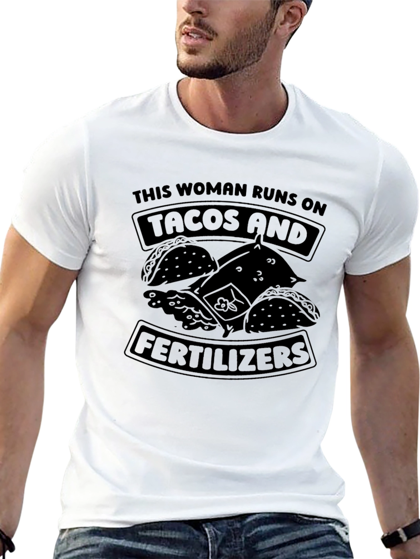 Funny Tacos and Fertilizers Graphic Tee