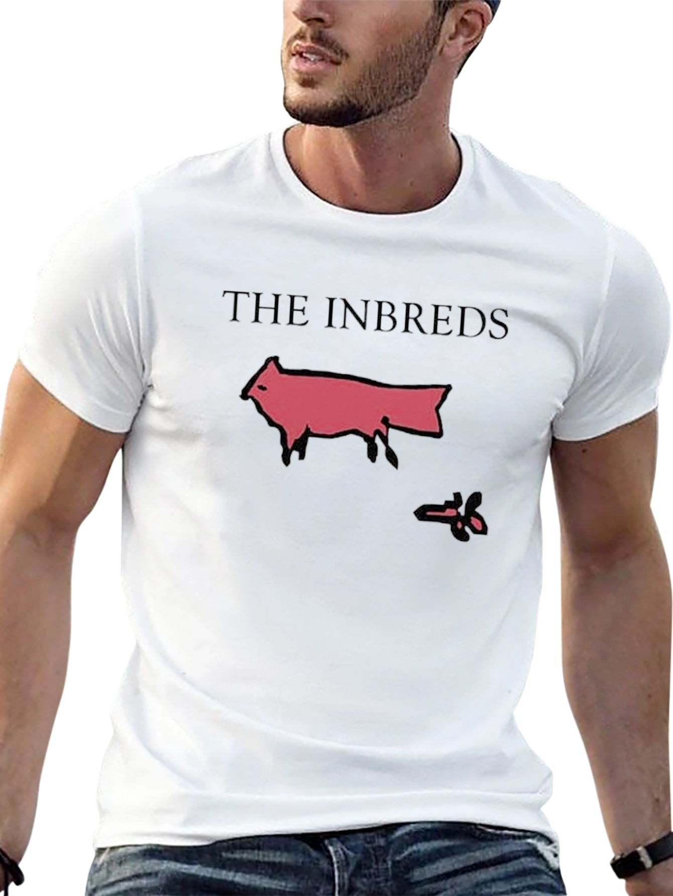 The Inbreds T-Shirt Red Animal Graphic Tee
