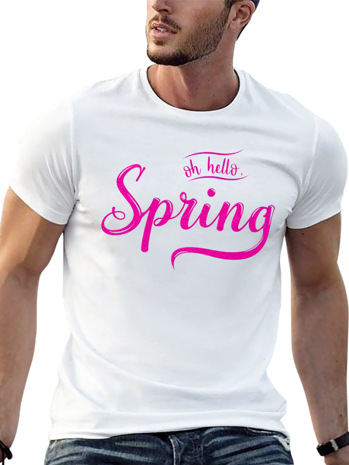 Oh Hello Spring T-Shirt - Trendy Seasonal Tee
