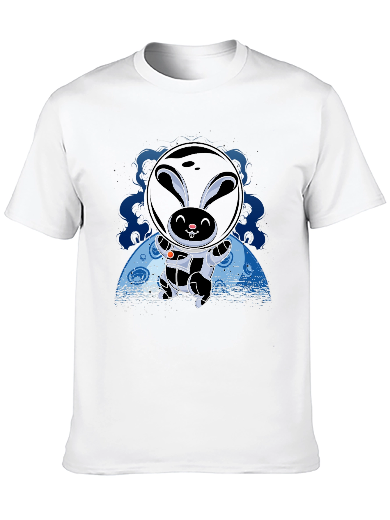 Astronaut Bunny T-Shirt - Space Rabbit Graphic Tee