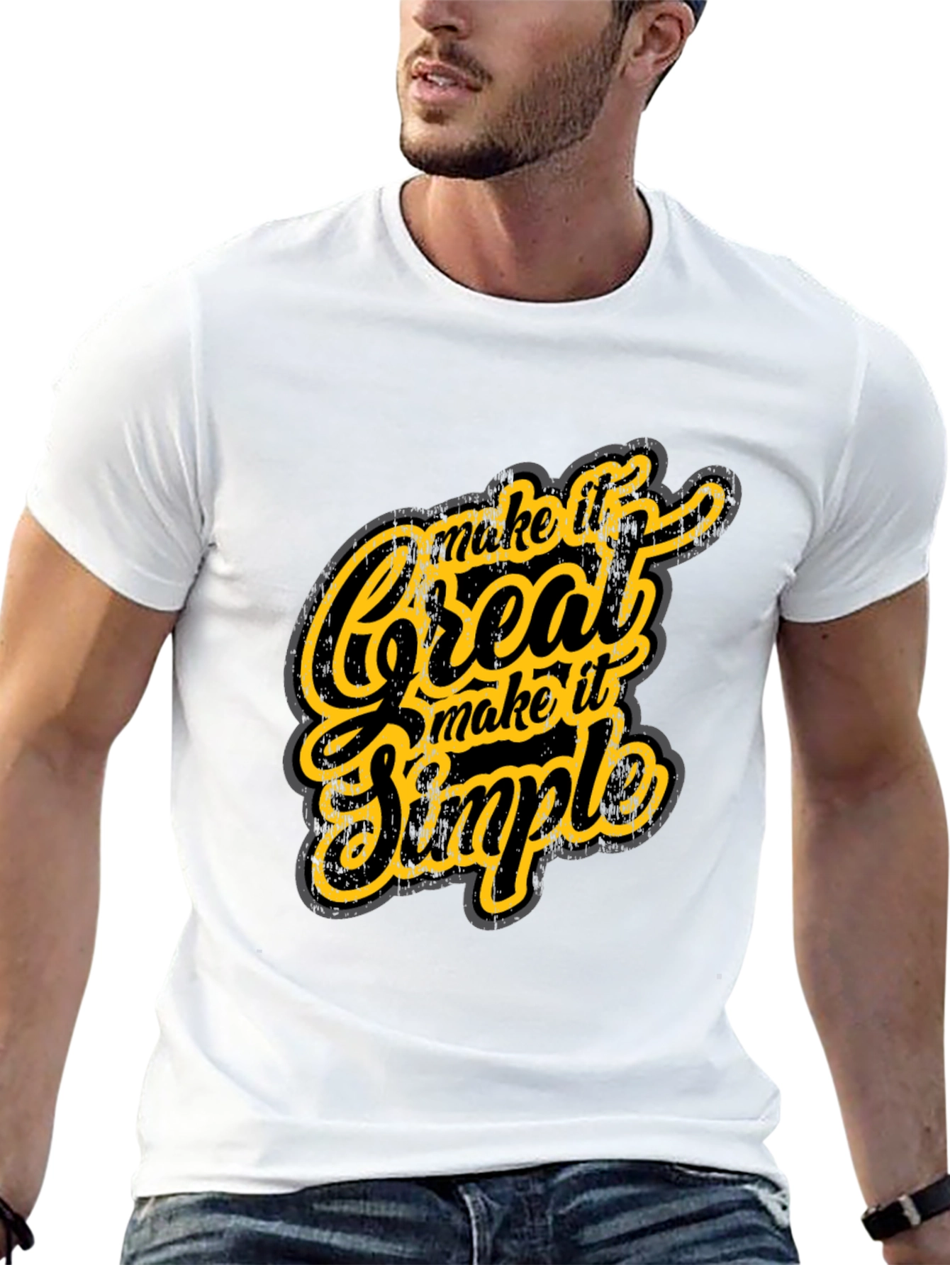 Make it Great Simple T-Shirt - Graphic Tee
