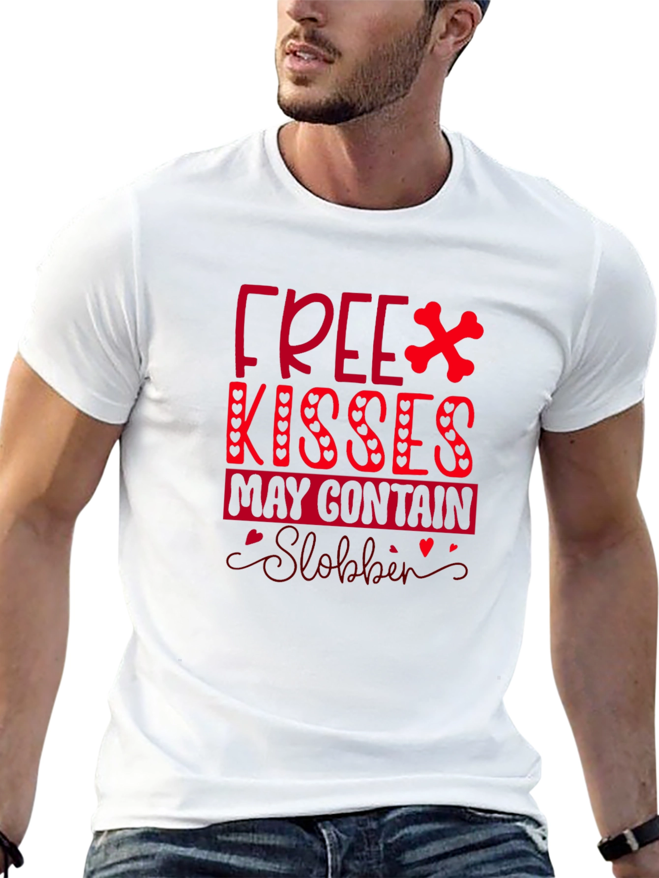 Free Kisses Dog Lover Tee