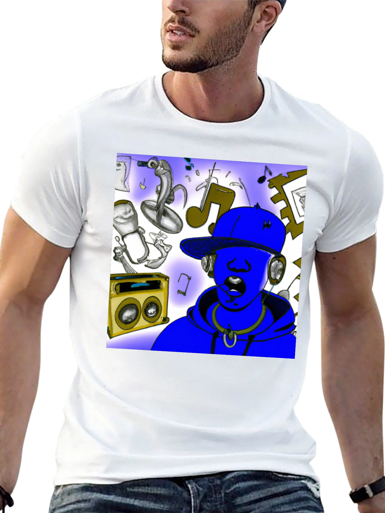 Cool Graphic Tee - Music Vibe