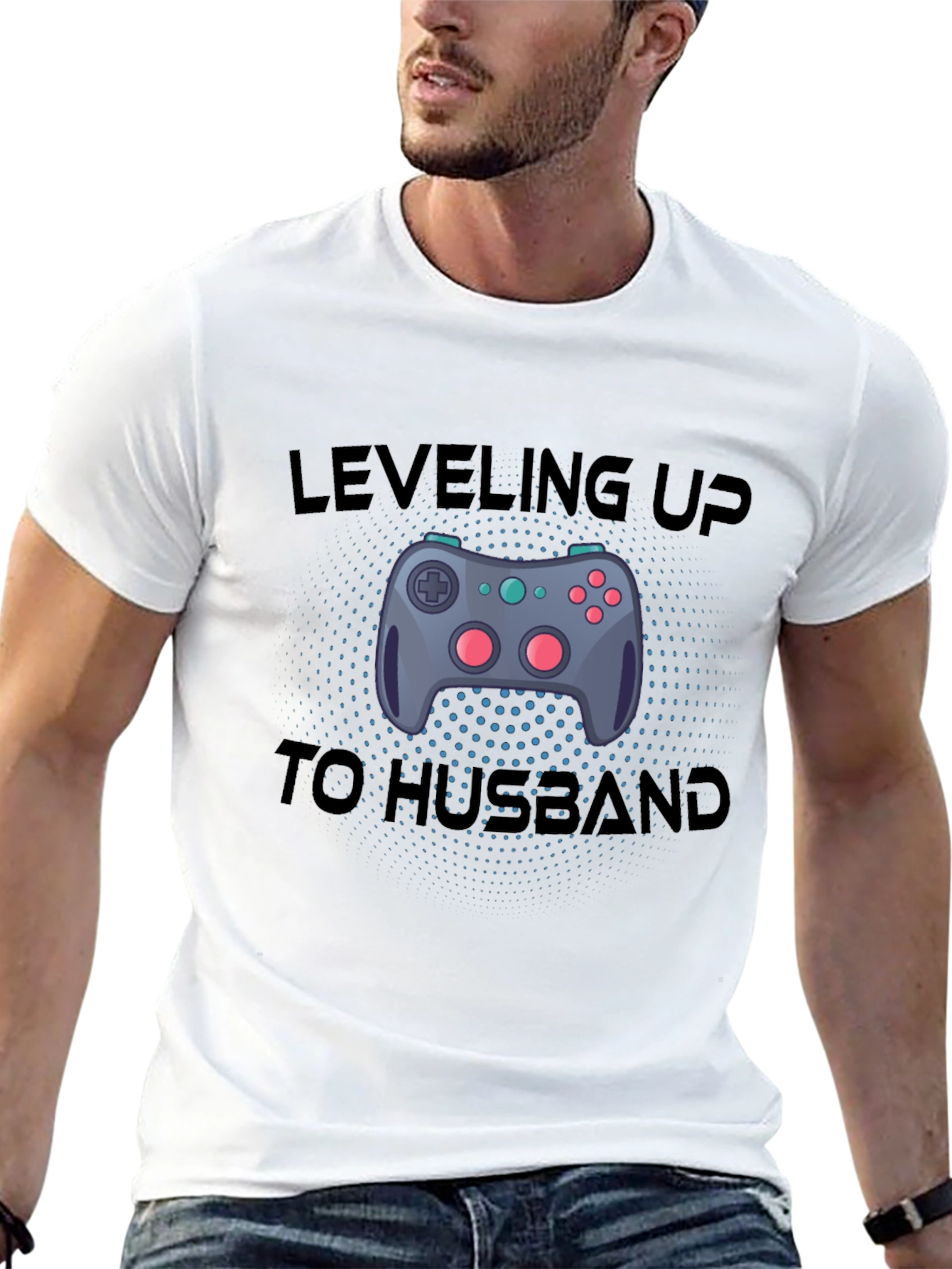 Leveling Up to Husband Gamer T-Shirt