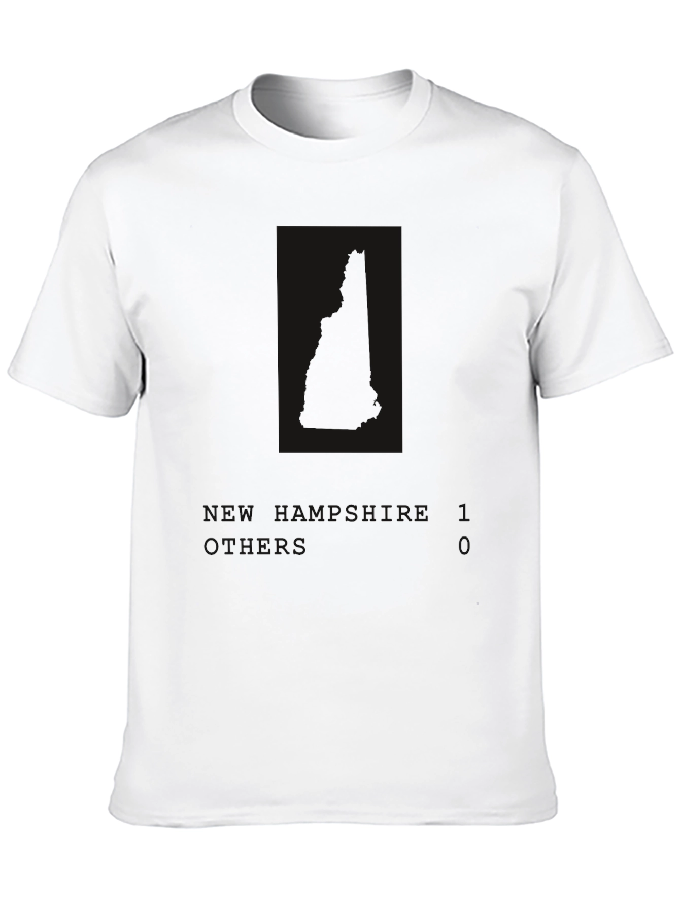 Plain Black Short-Sleeve T-Shirt