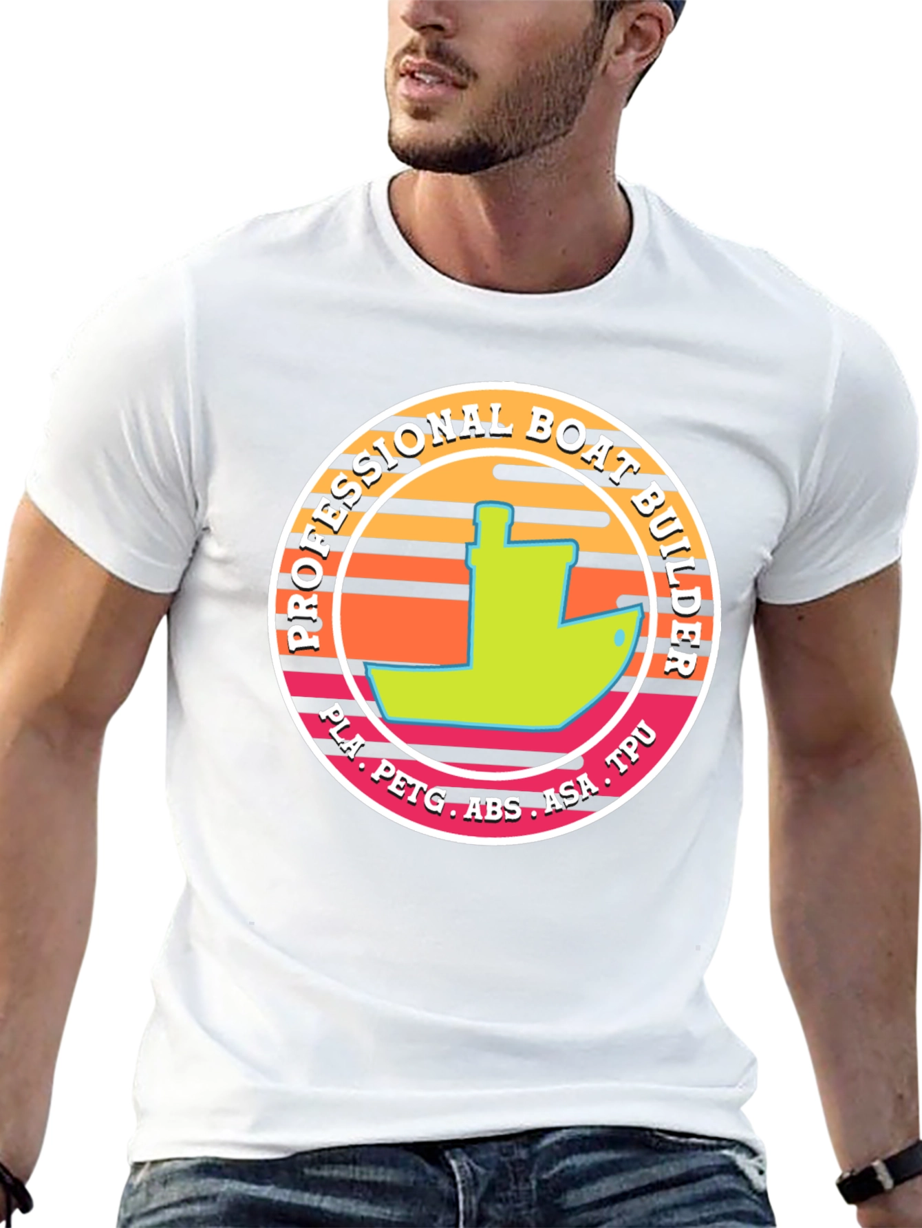 Professional Boat Builder Graphic T-Shirt