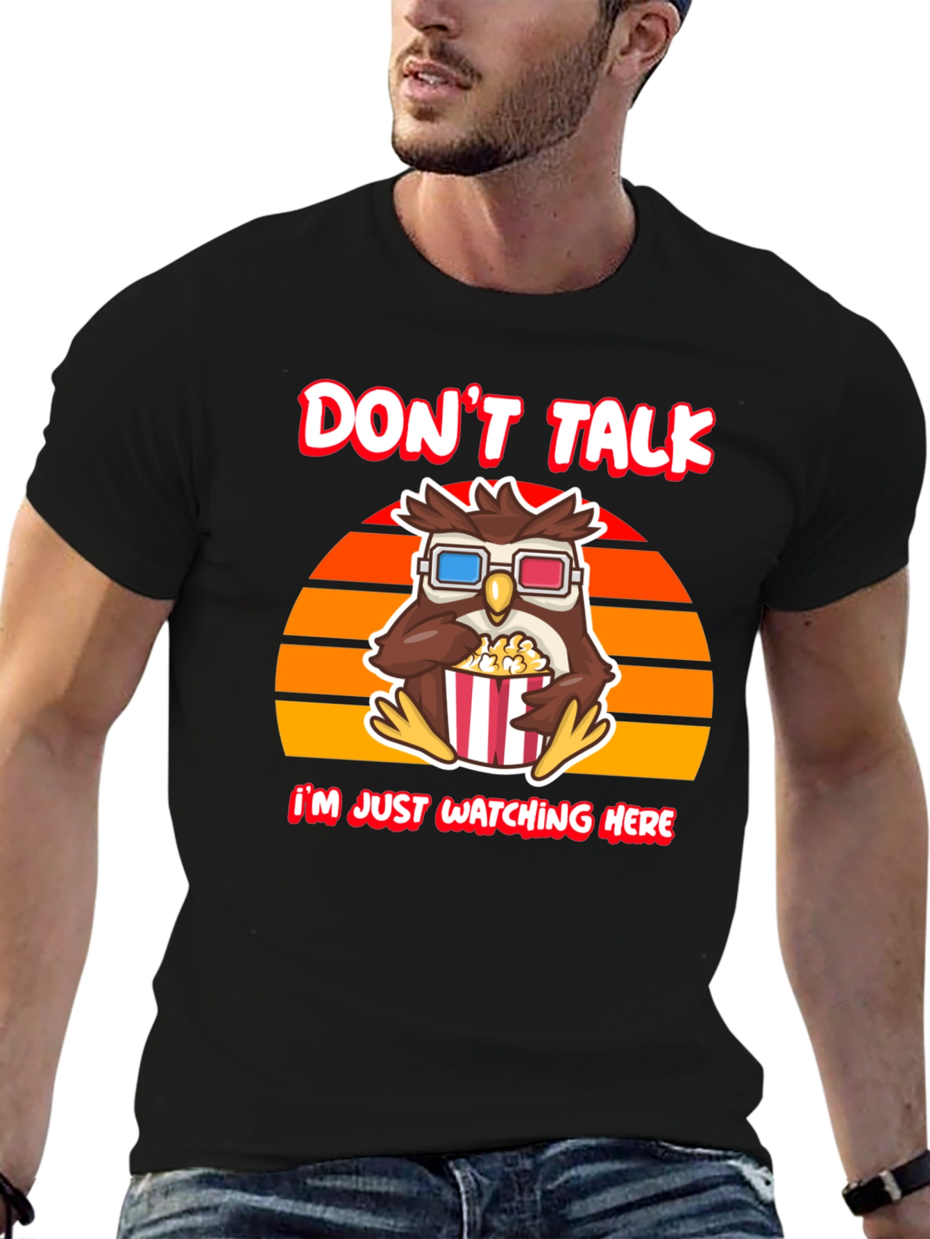 Dont Talk T-Shirt - Owl Watching Movie Tee