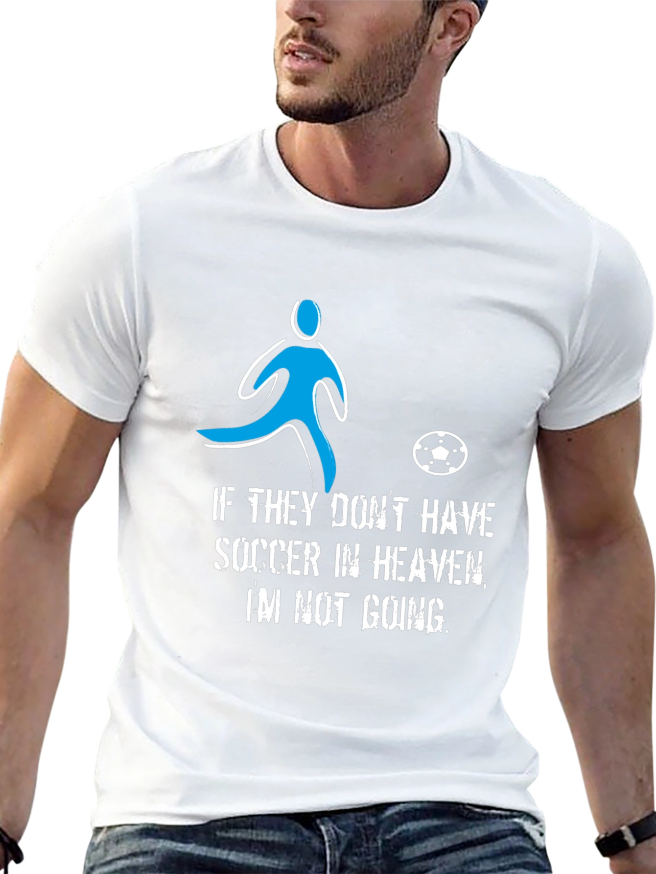 Soccer Heaven Graphic Tee - Funny Player Gift