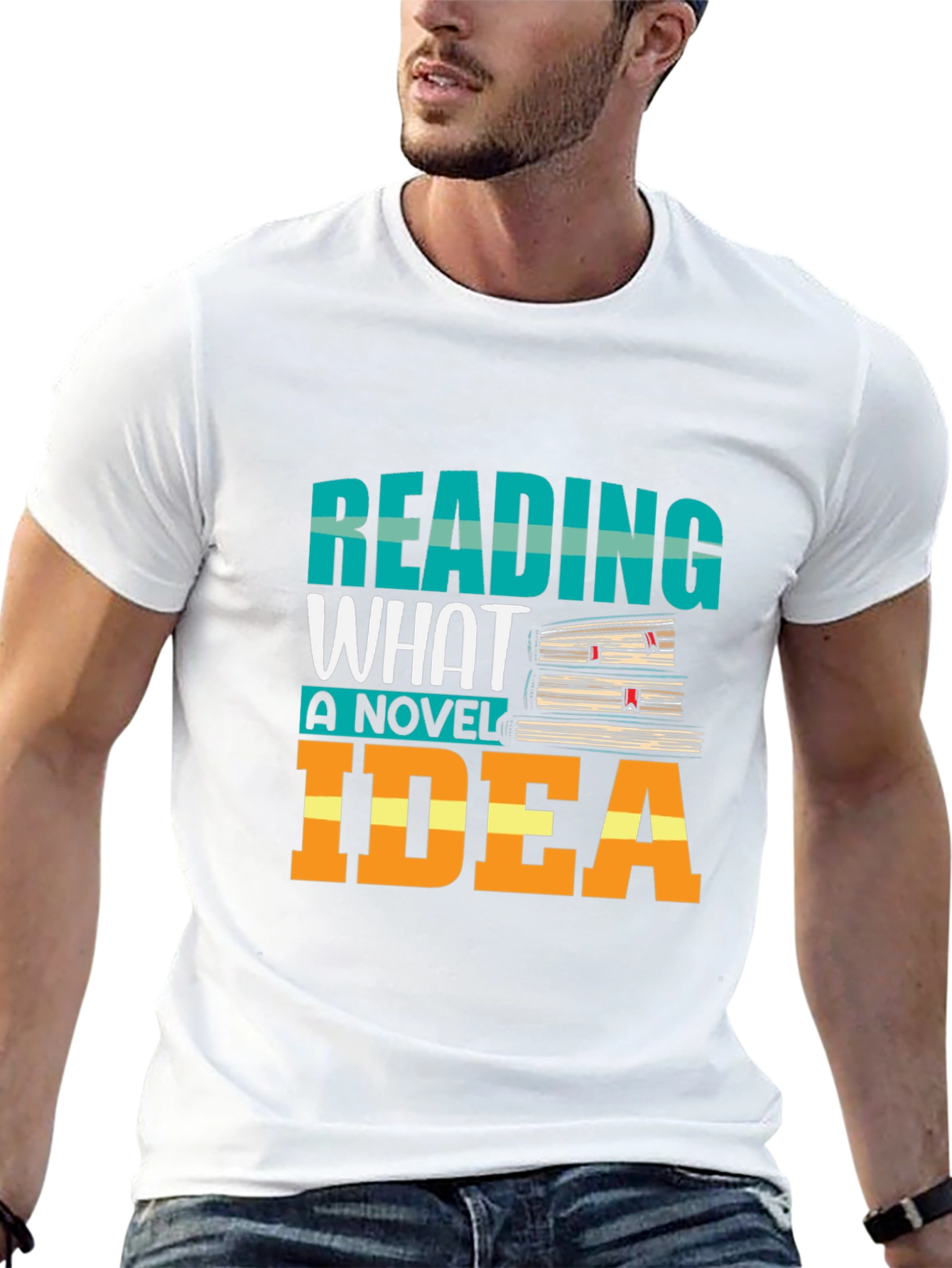 Reading What A Novel Idea T-Shirt Book Lover Tee
