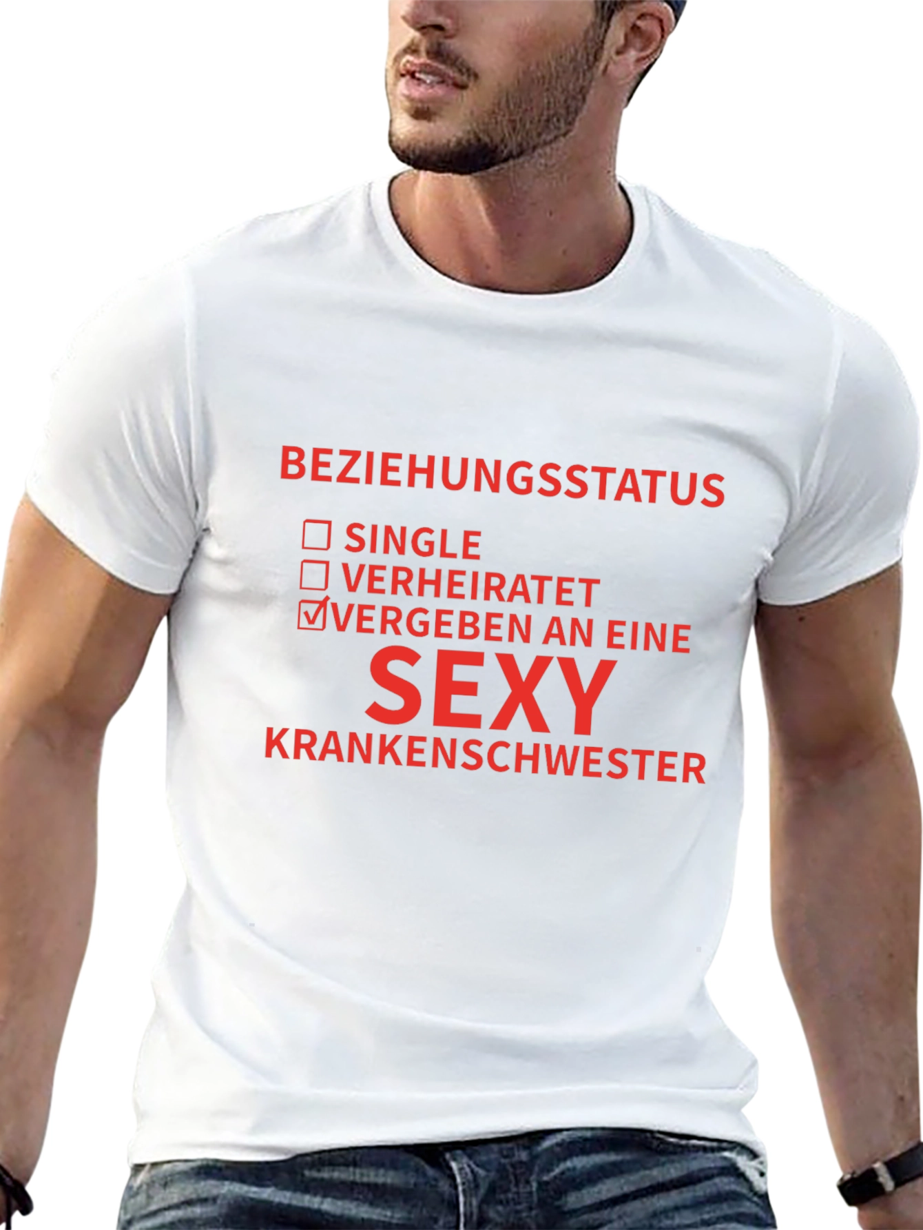 Sexy Nurse T-Shirt - Beziehungstatus: VERGEBEN