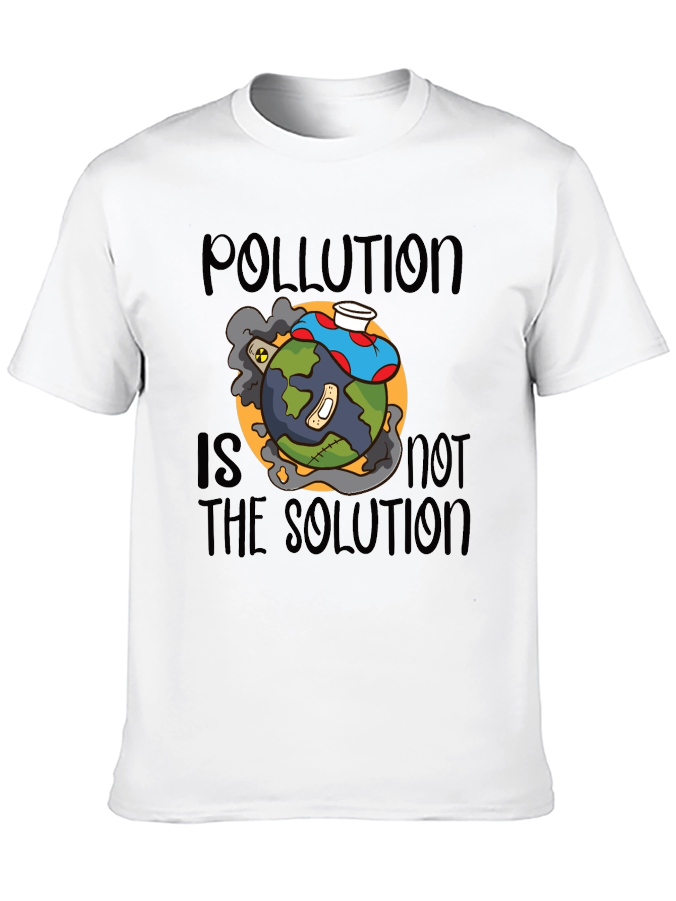 Pollution is Not the Solution Graphic Tee