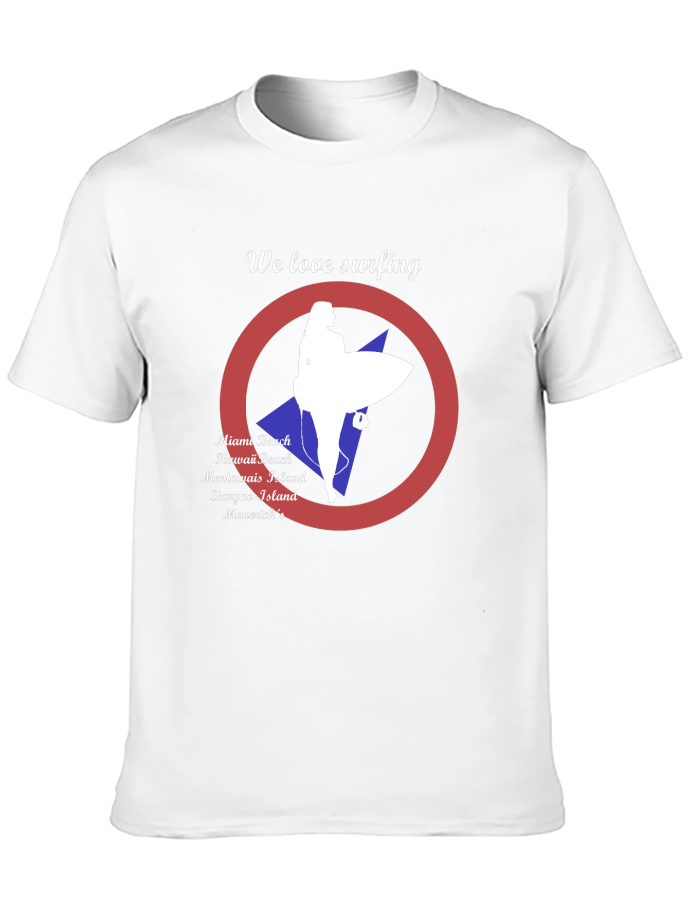 Surfing Destinations T-Shirt - Beach Lover Tee