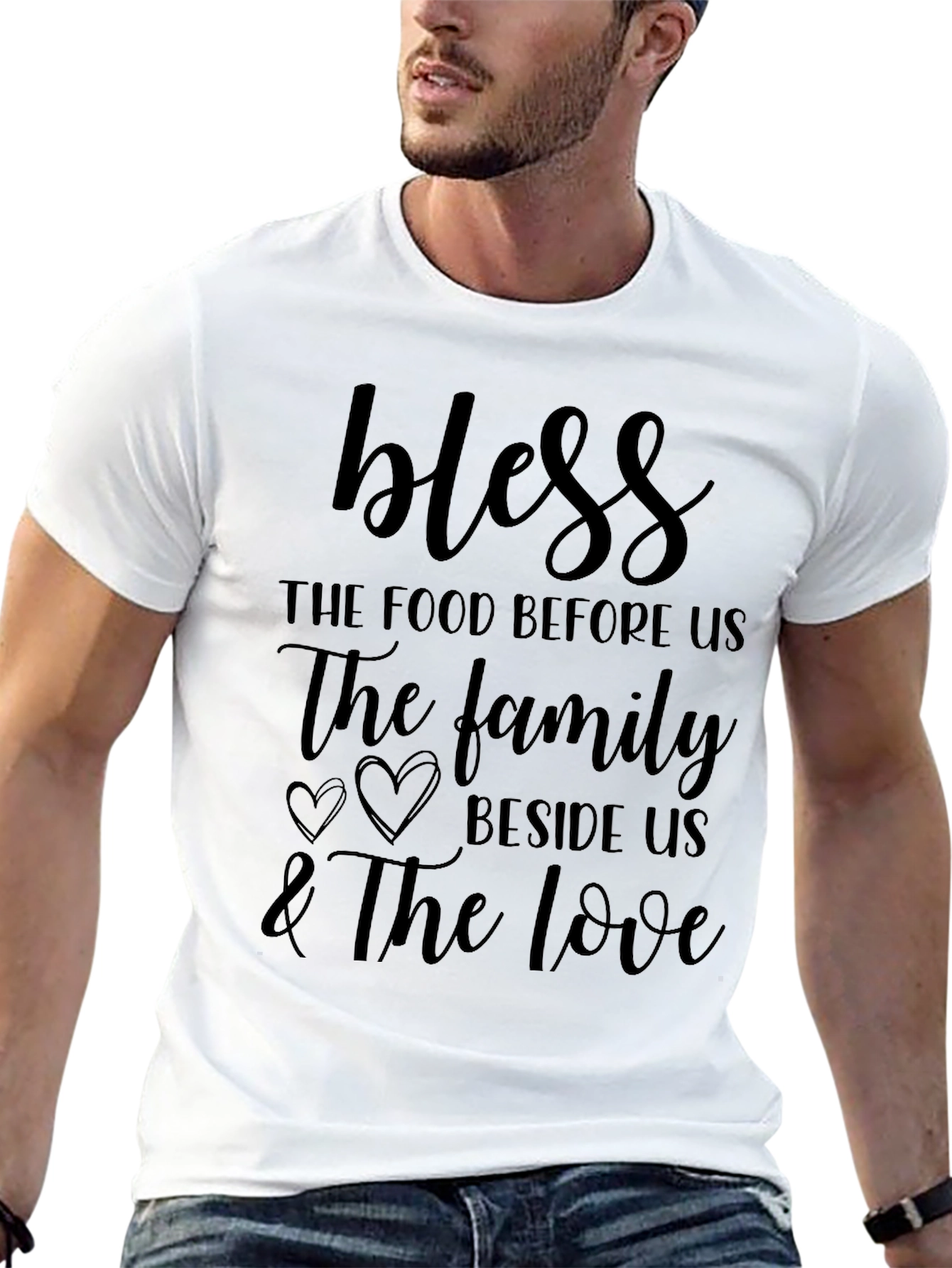 Bless The Food Family Love Graphic Tee