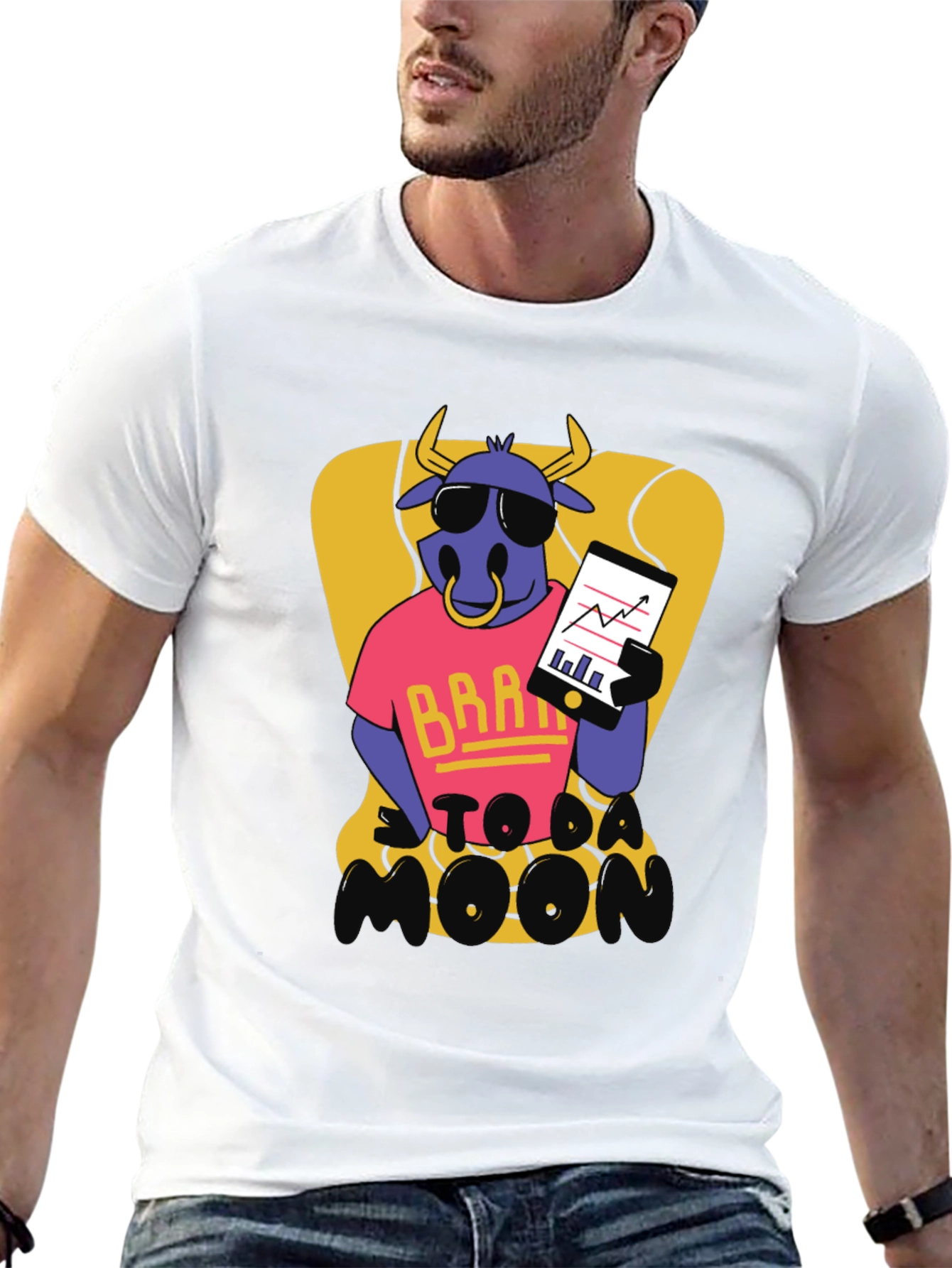 Bull Market T-Shirt - Brain Today Moon