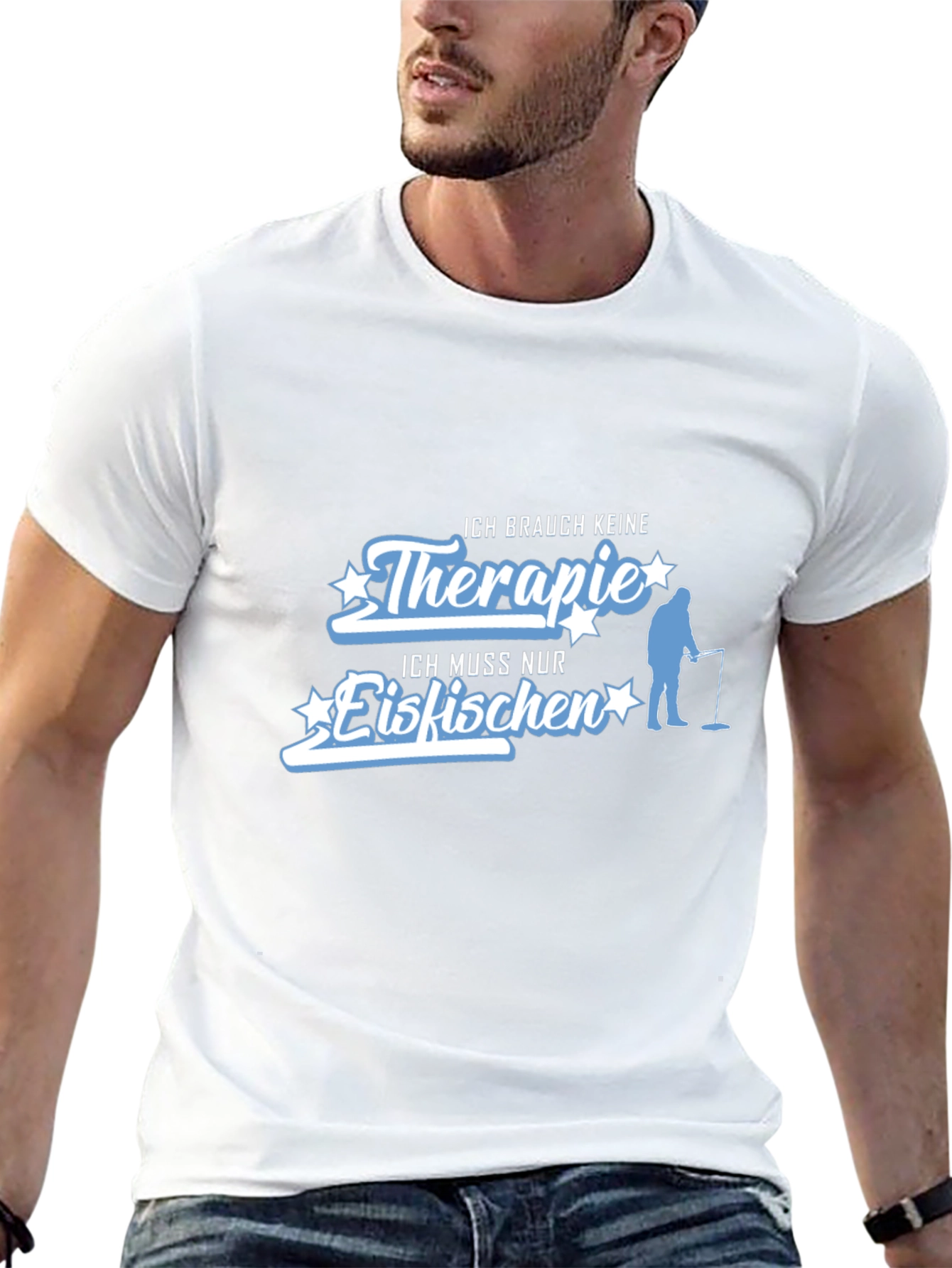 Ice Fishing Therapy T-Shirt