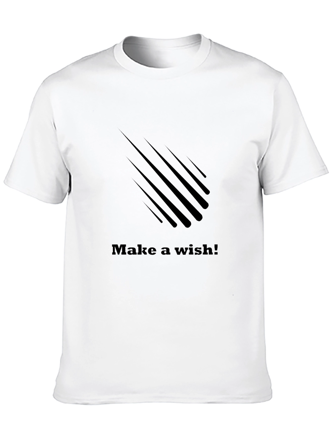 Make a Wish Black Graphic Tee