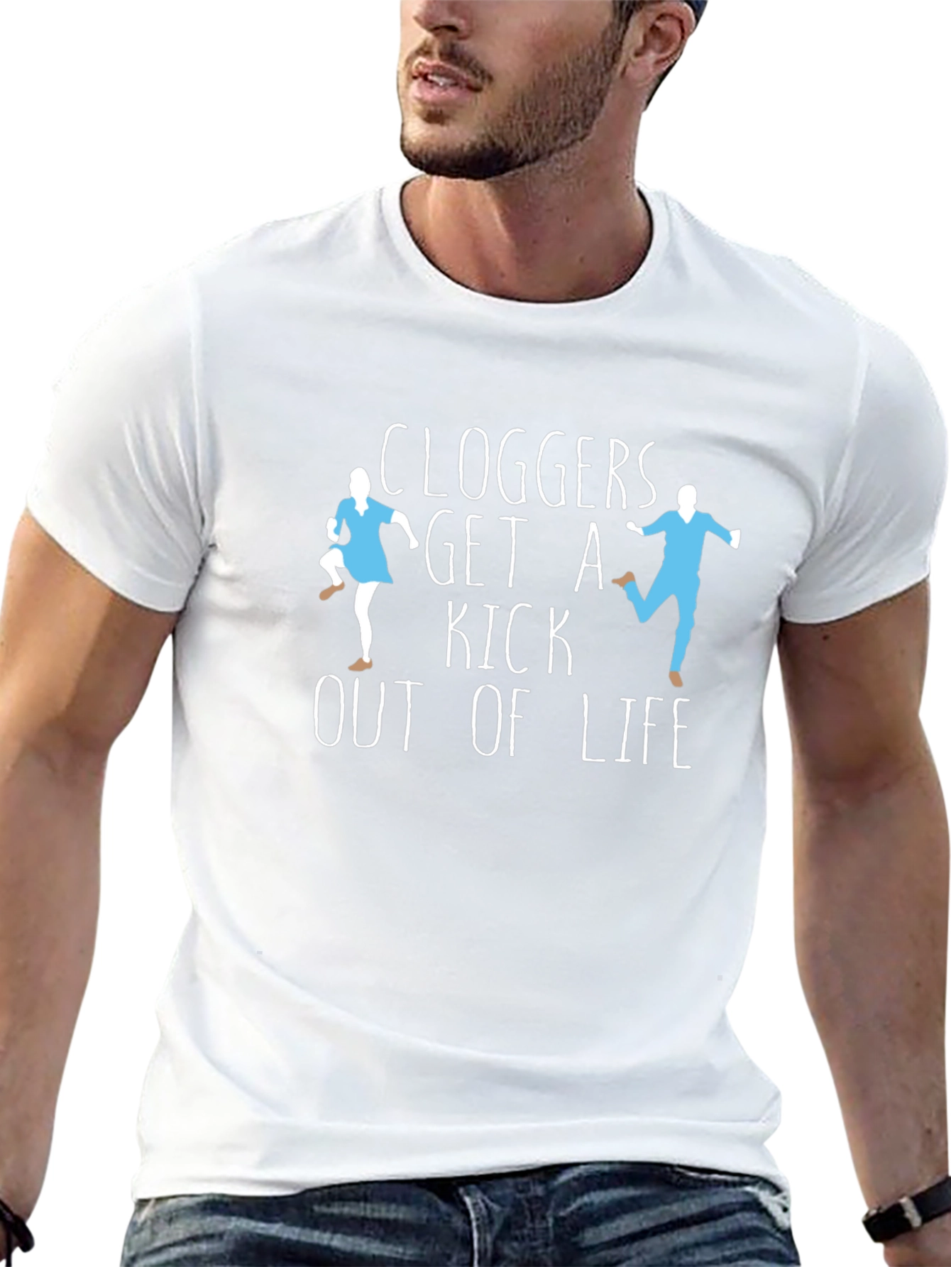 Cloggers Get a Kick Out of Life Graphic Tee