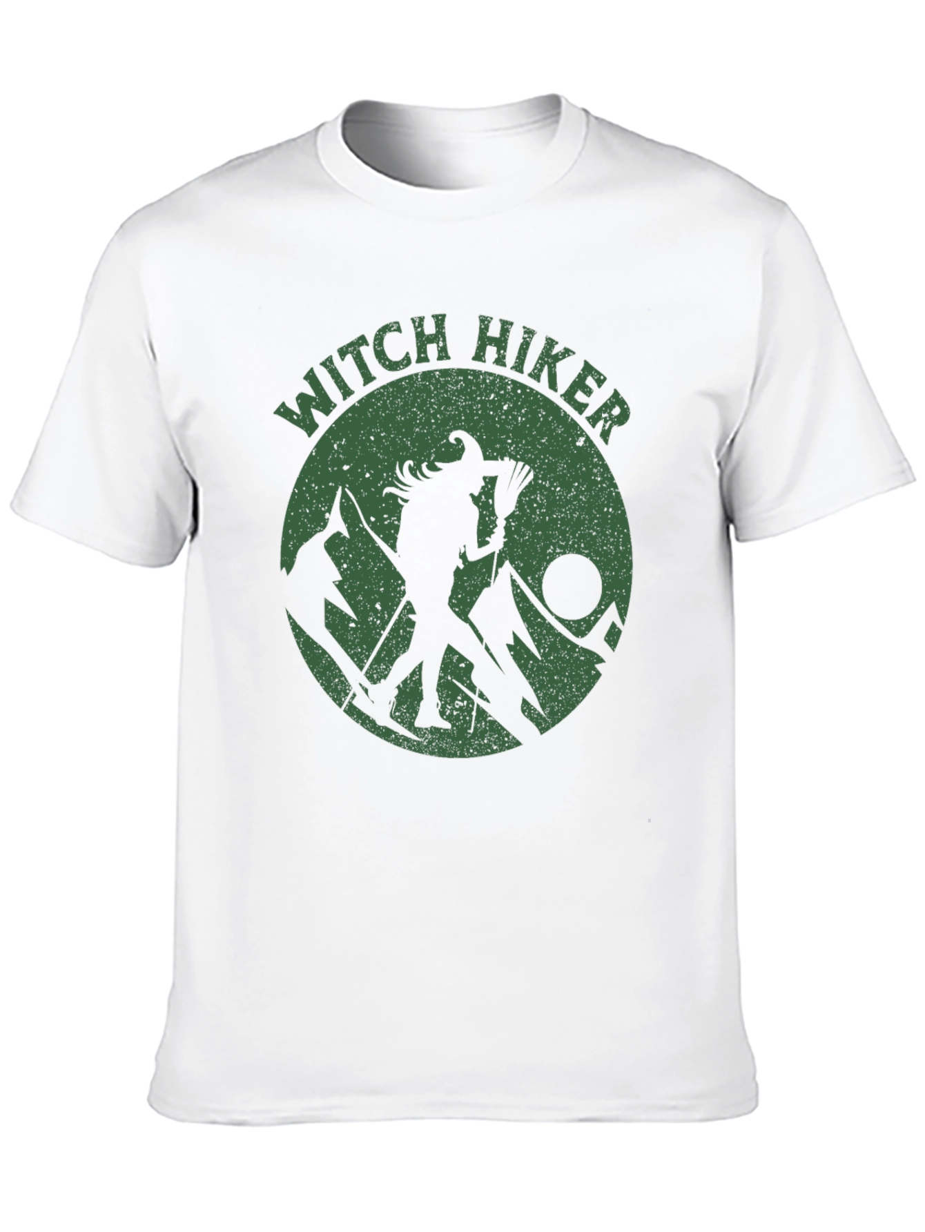 Witch Hiker Graphic T-Shirt - Black Cotton Tee