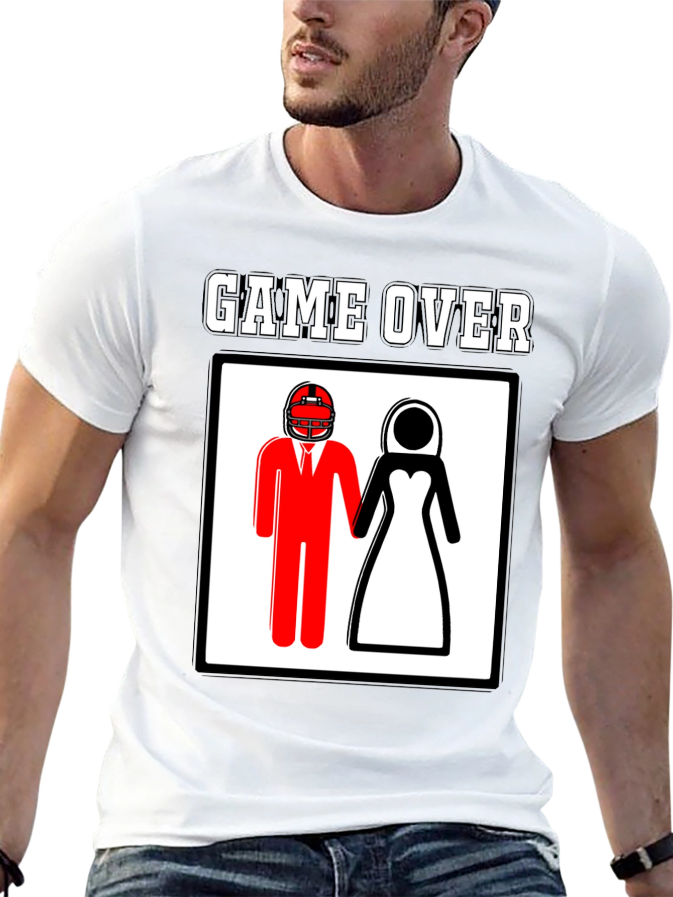 Game Over Wedding T-Shirt - Groom Gift